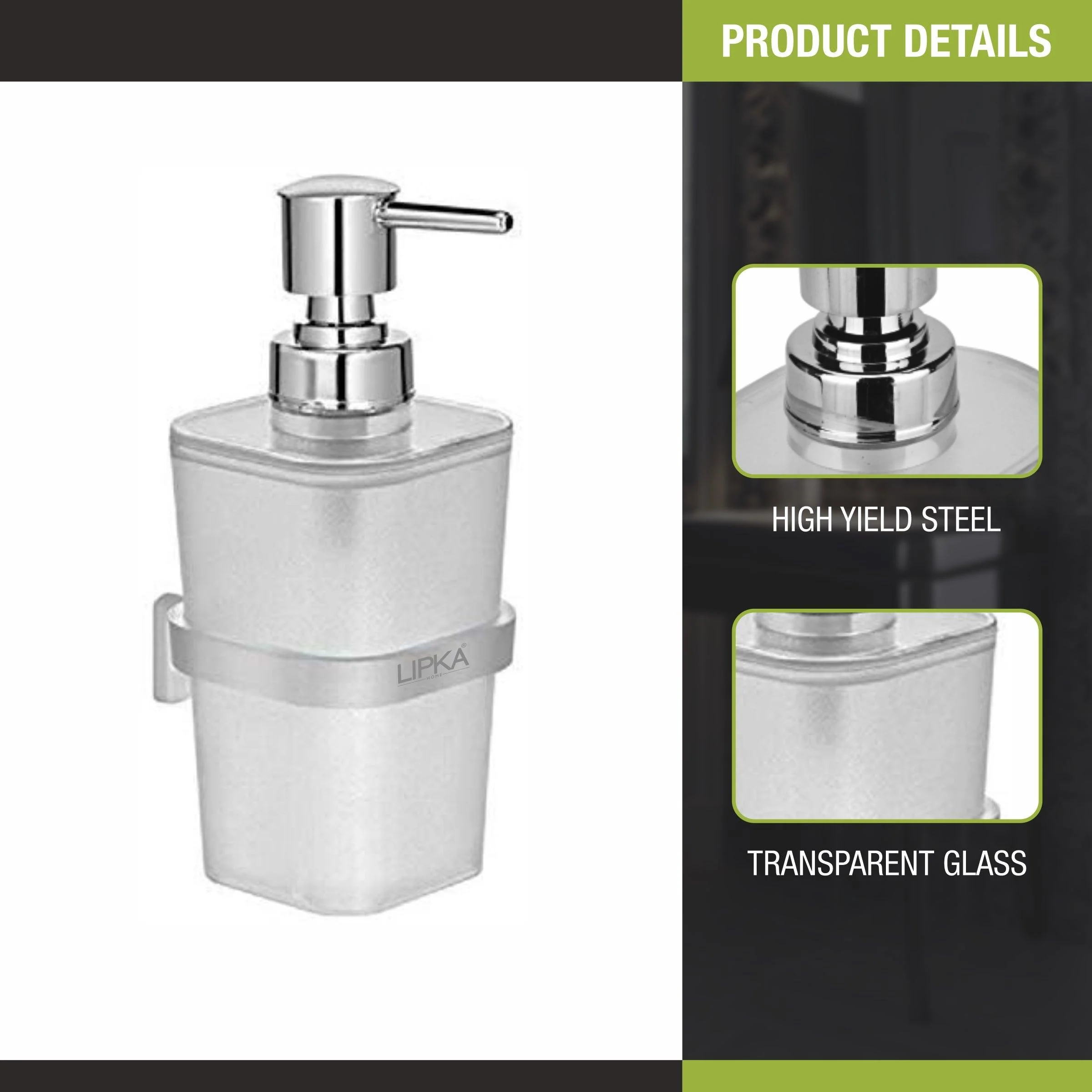 ABS Square Liquid Soap Dispenser - LIPKA - Image 4