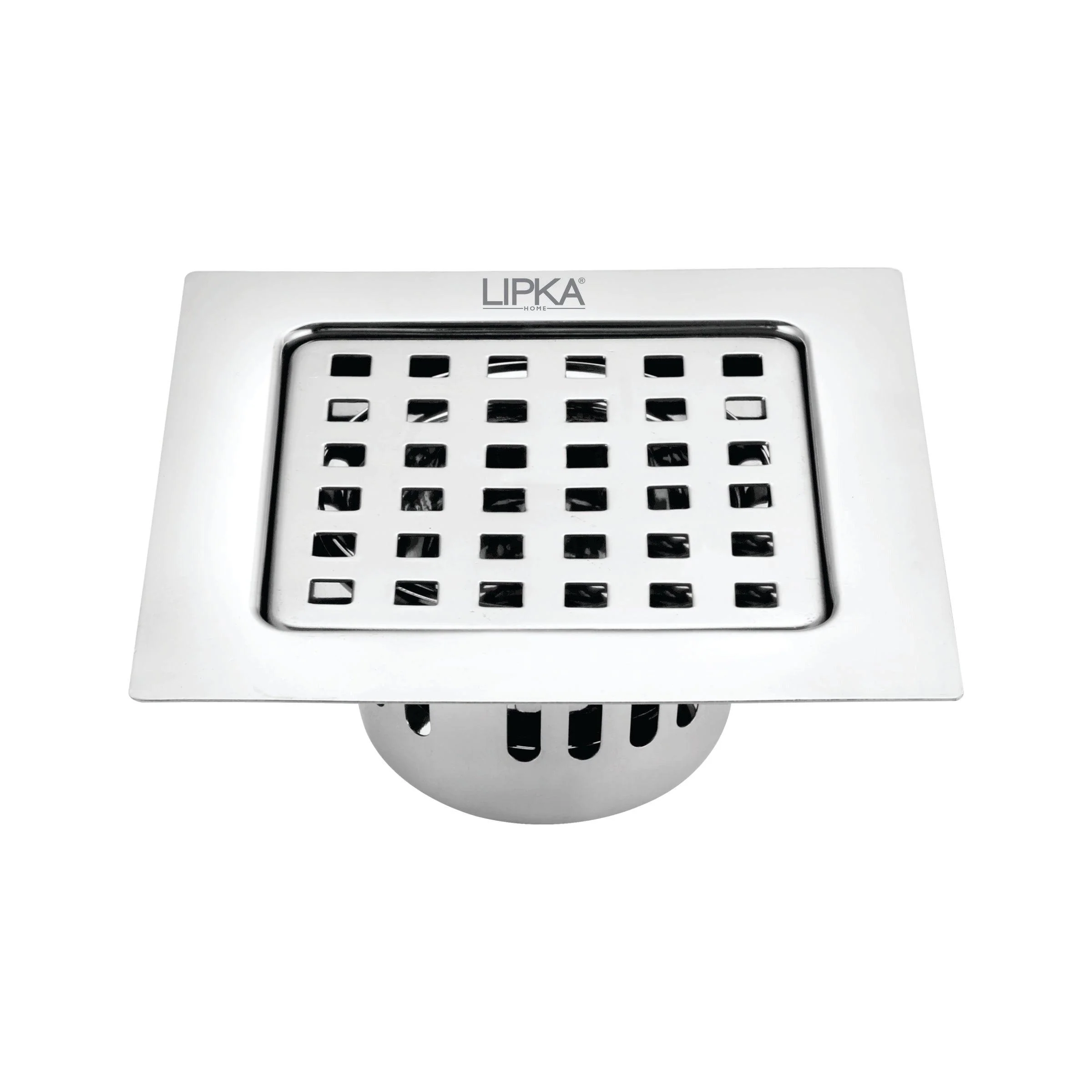 Agni Square Floor Drain (6 x 6 Inches) with Cockroach Trap- LIPKA