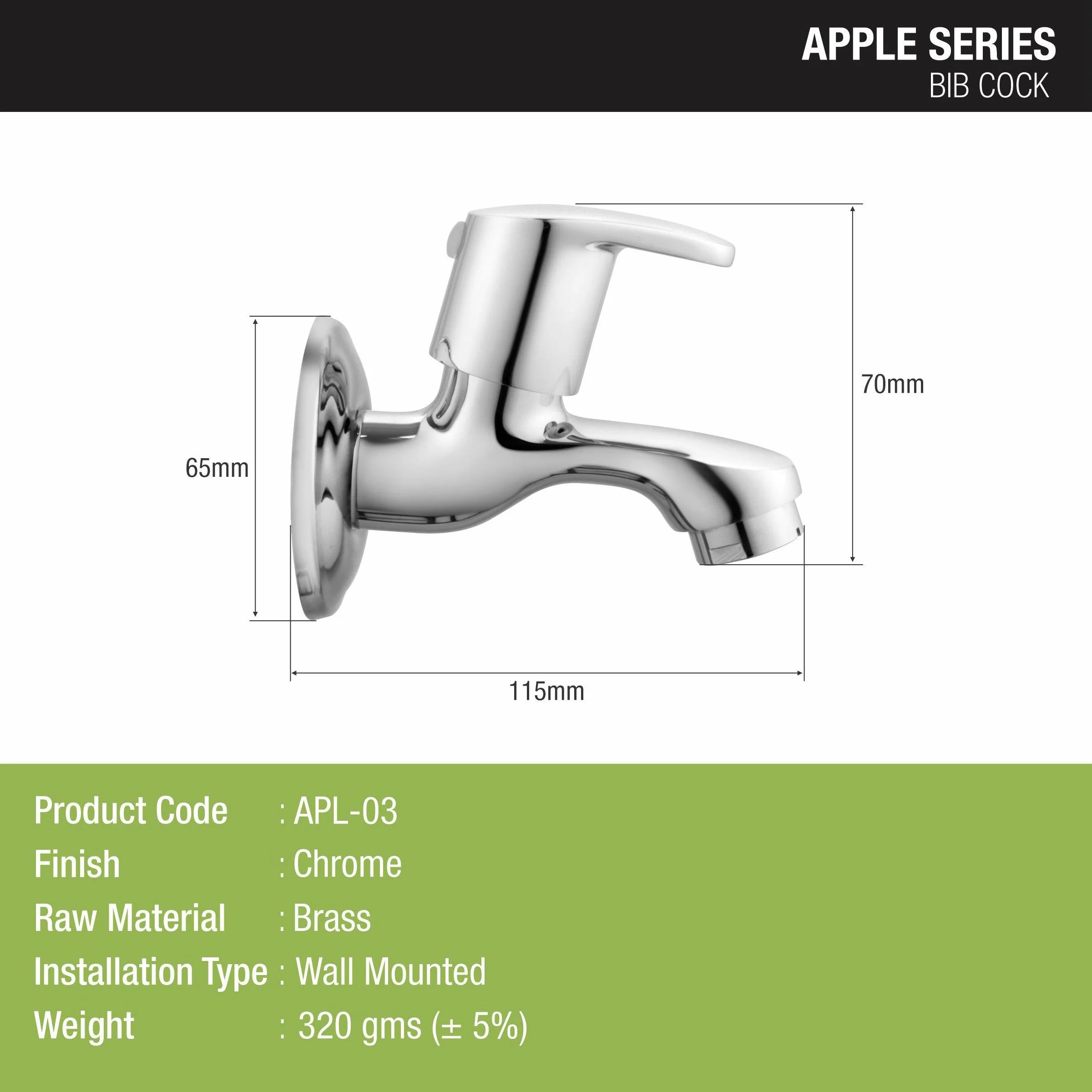 Apple Bib Tap Brass Faucet - LIPKA - Image 2