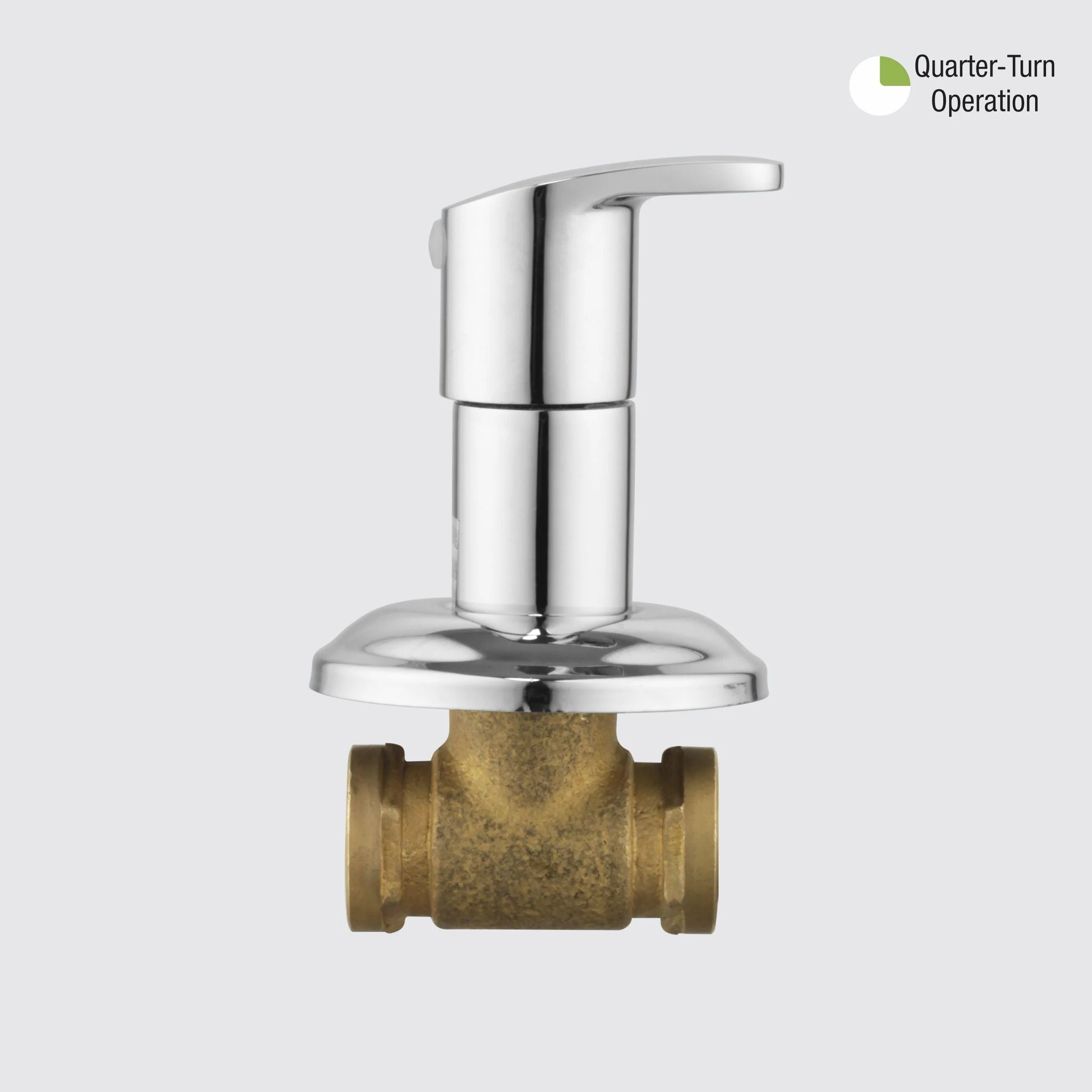 Apple Concealed Stop Valve (20mm) Brass Faucet - LIPKA - Image 5