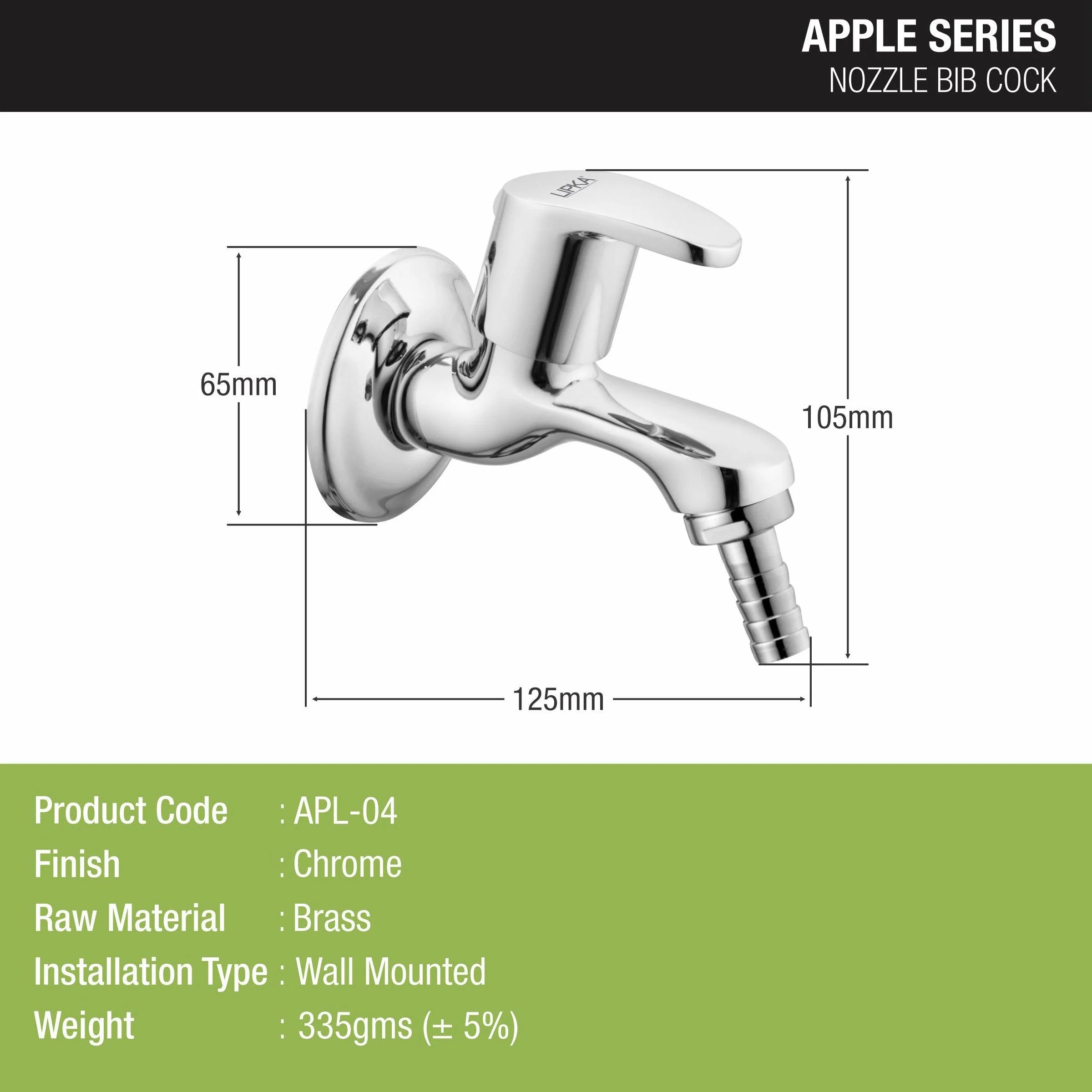 Apple Nozzle Bib Tap Faucet - LIPKA - Image 2