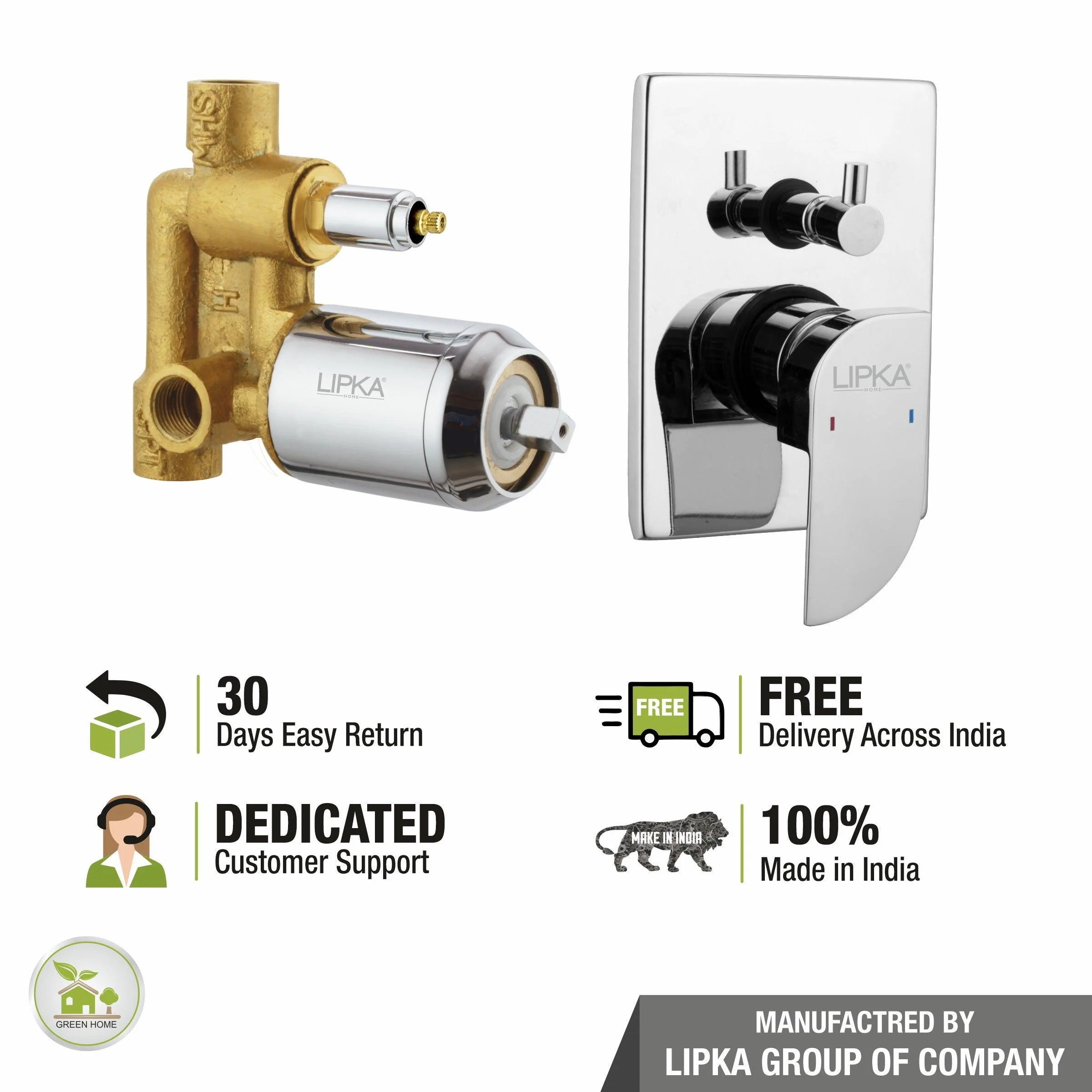 Arise 2-inlet Single Lever Diverter High-Flow (Complete Set) - LIPKA - Image 4