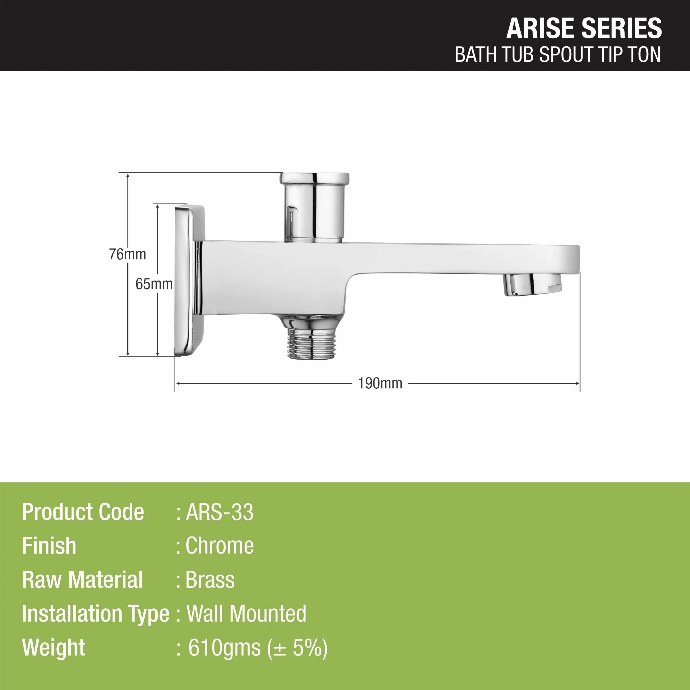 Arise BathTub Spout Tip-Ton Faucet- LIPKA - Image 2