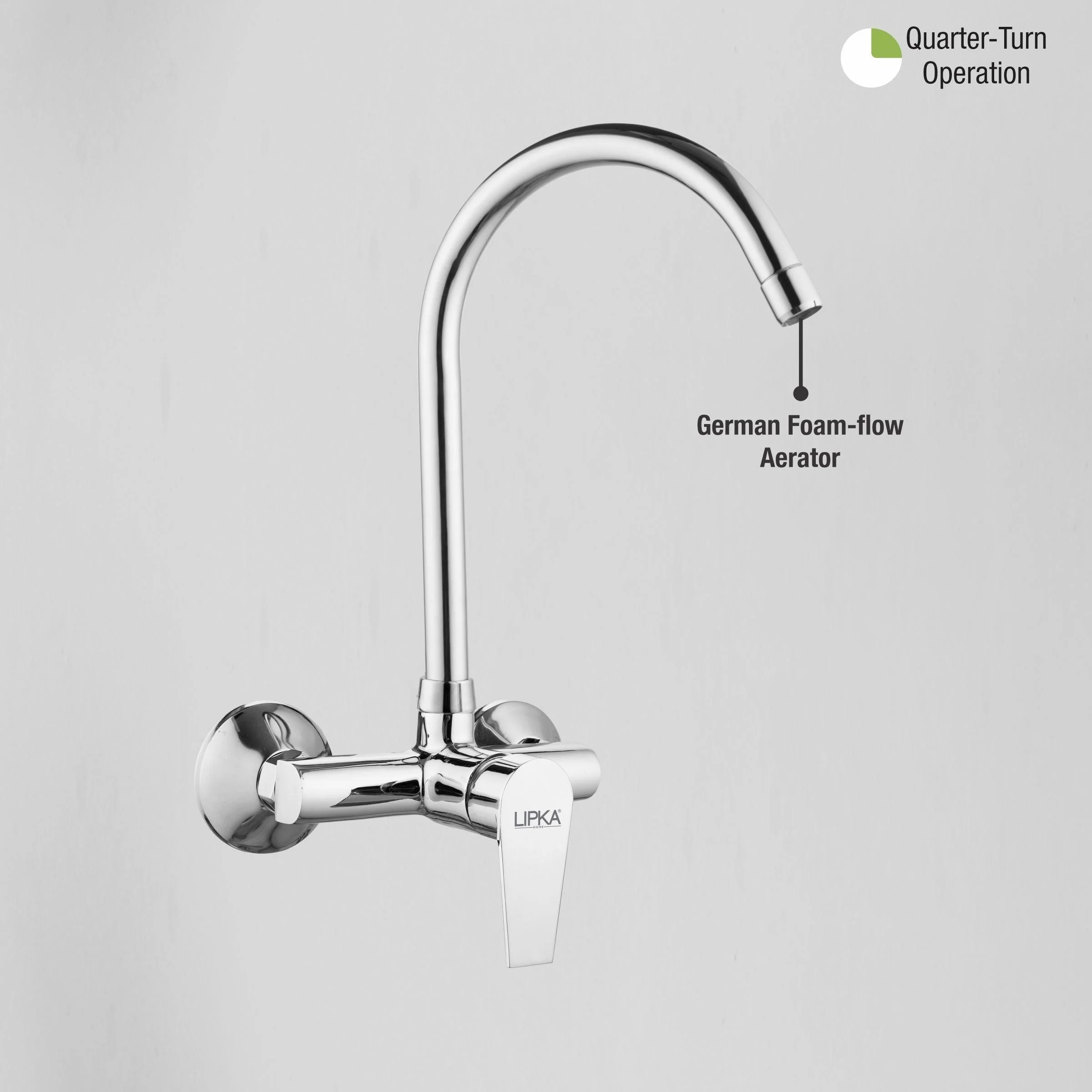 Victory Single Lever Sink Mixer with Swivel Spout (20 Inches) - LIPKA - Image 5