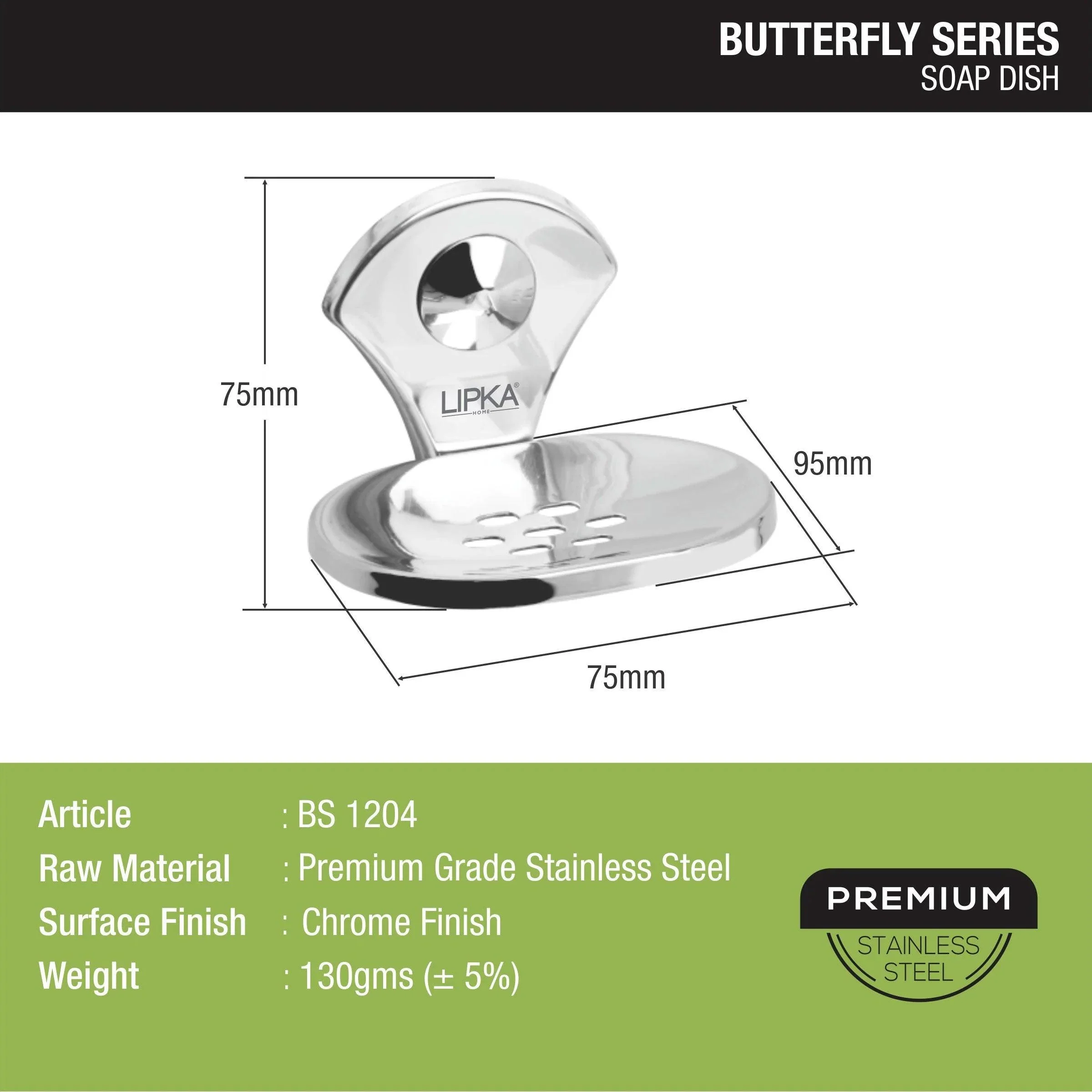 Butterfly Soap Dish - LIPKA - Image 3