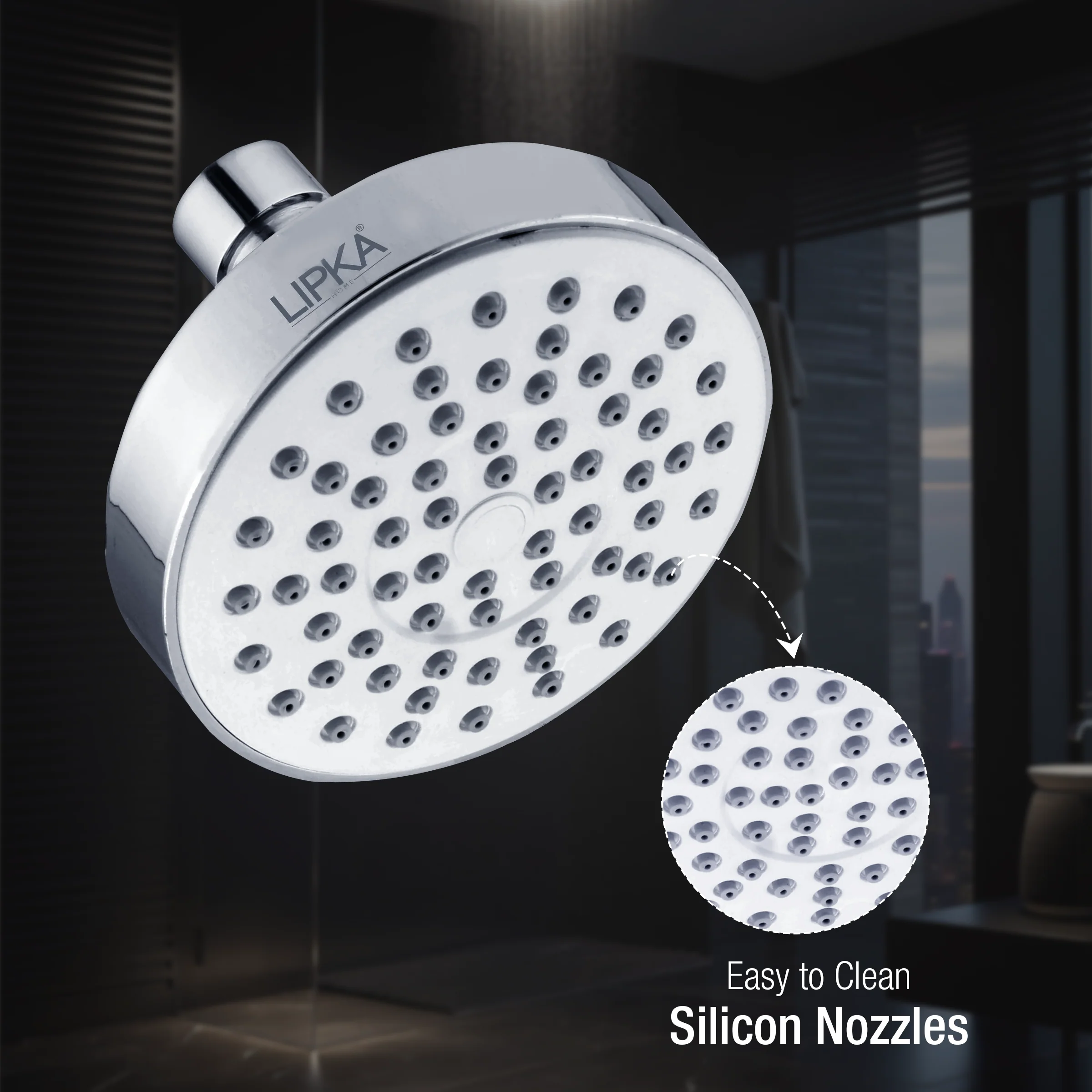 Celerio Overhead Shower (4 Inches) - LIPKA - Image 6