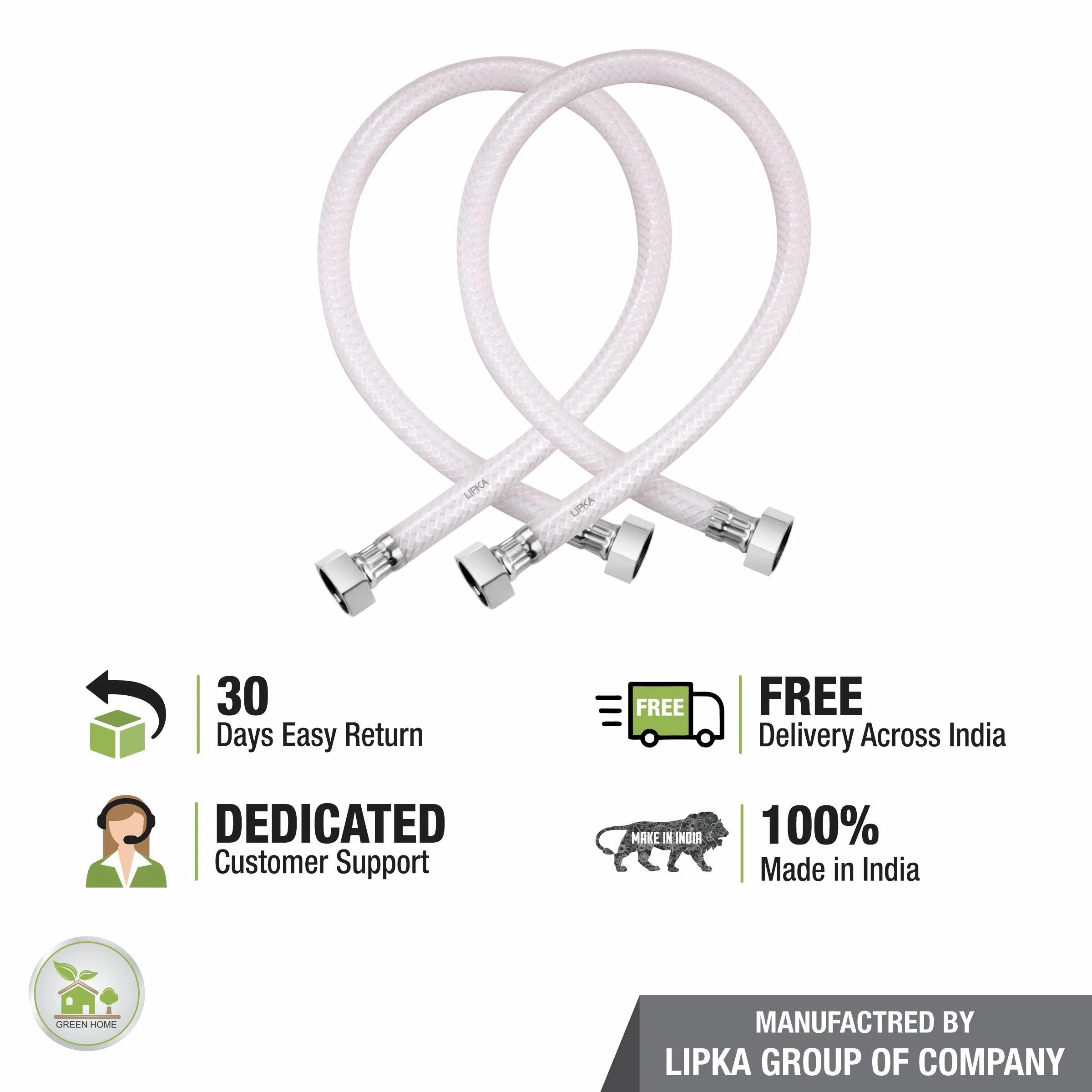 Connection Pipe PVC (30 Inches) (Pack of 2) - LIPKA - Image 3