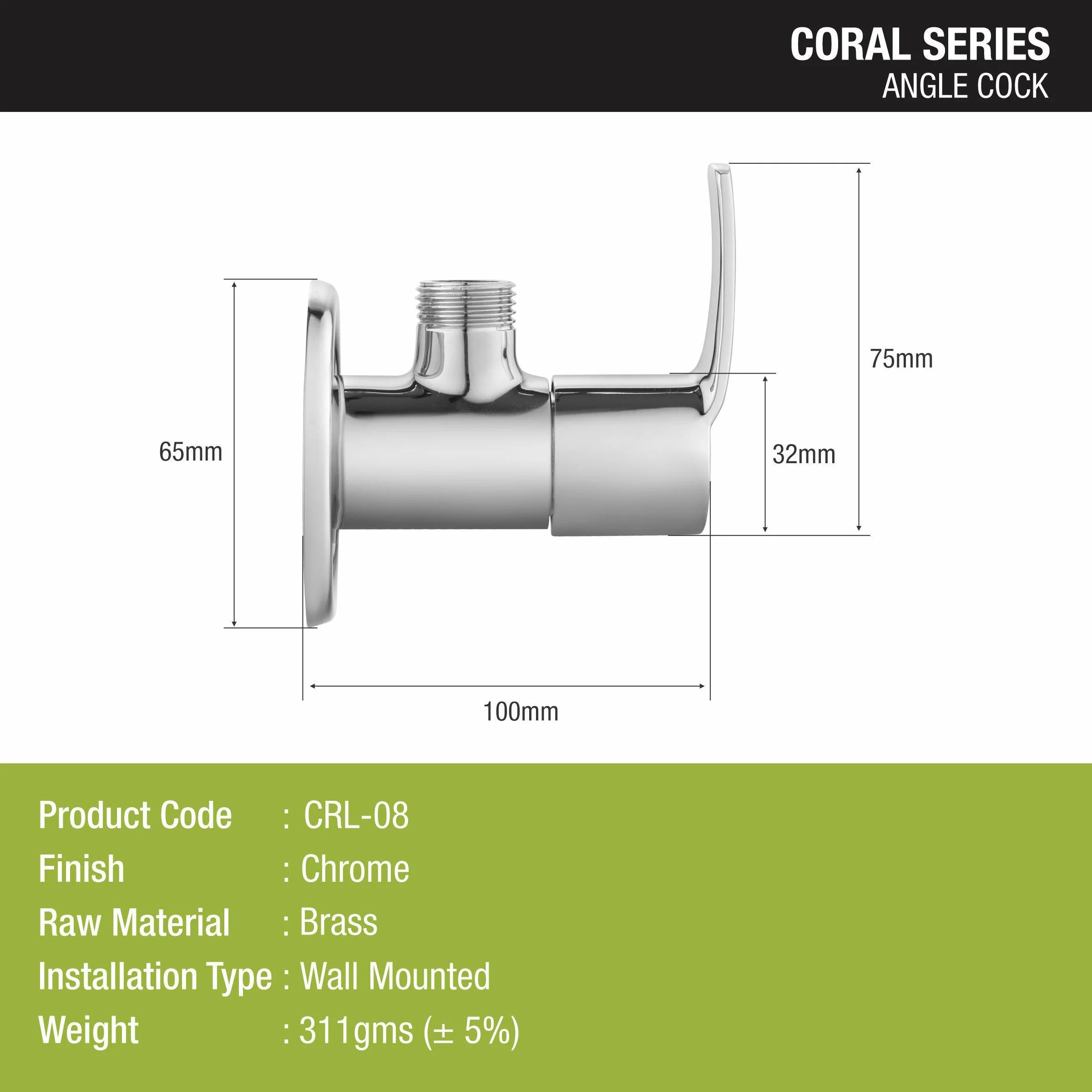 Coral Angle Valve Brass Faucet - LIPKA - Image 2