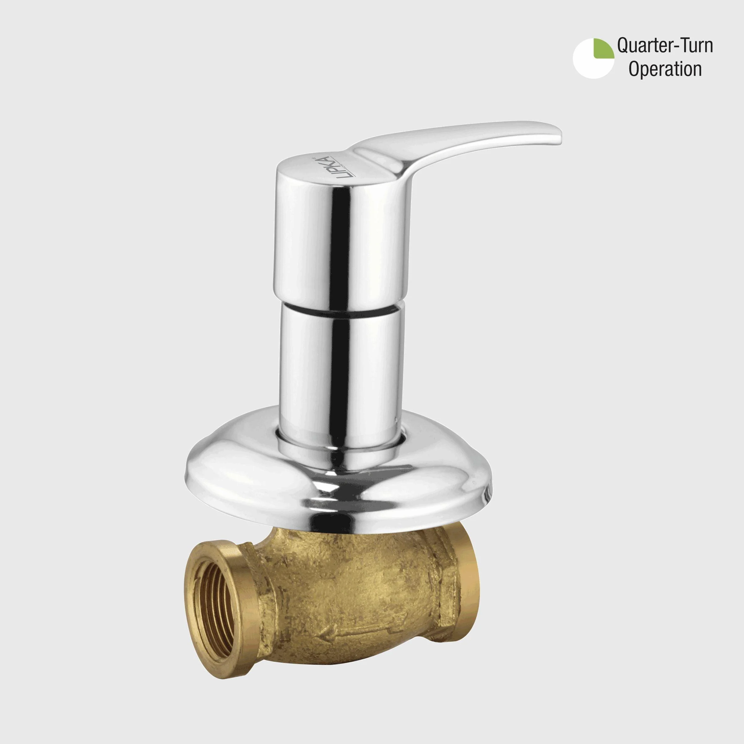 Coral Concealed Stop Valve (15mm) Brass Faucet - LIPKA - Image 5