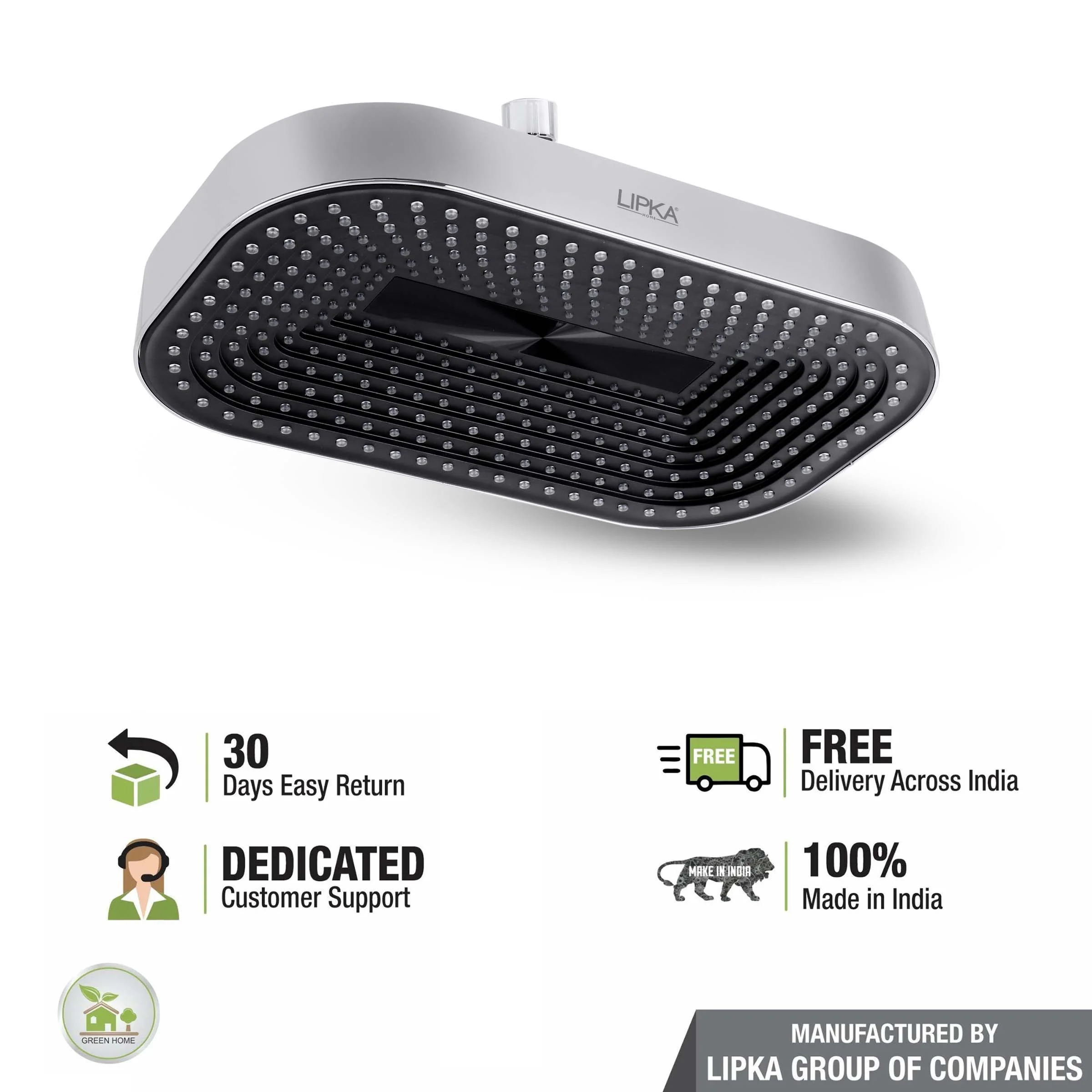 Diton Overhead Shower (13 x 8 Inches) - LIPKA - Image 3