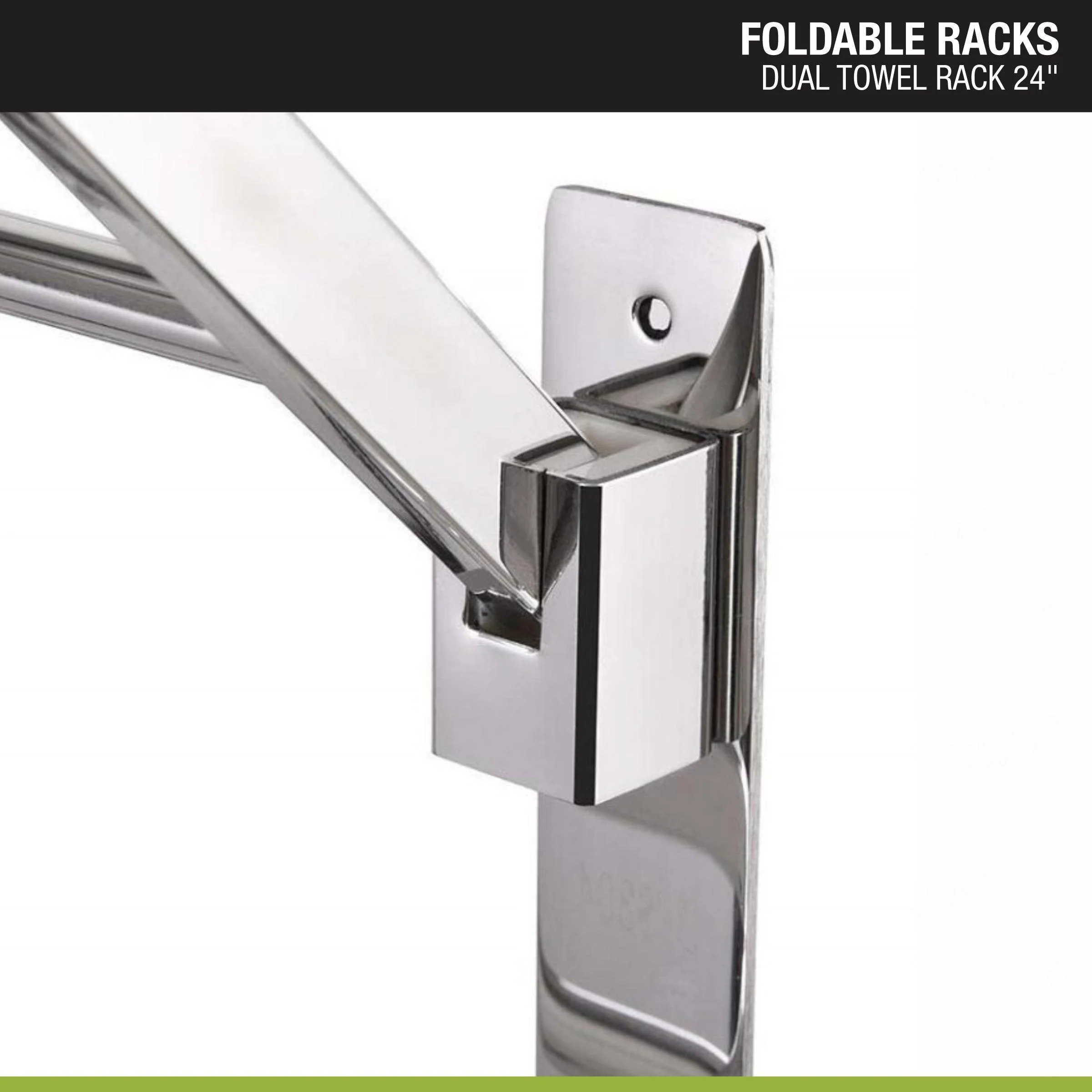 Dual Foldable Towel Rack (24 Inches) - LIPKA - Image 5