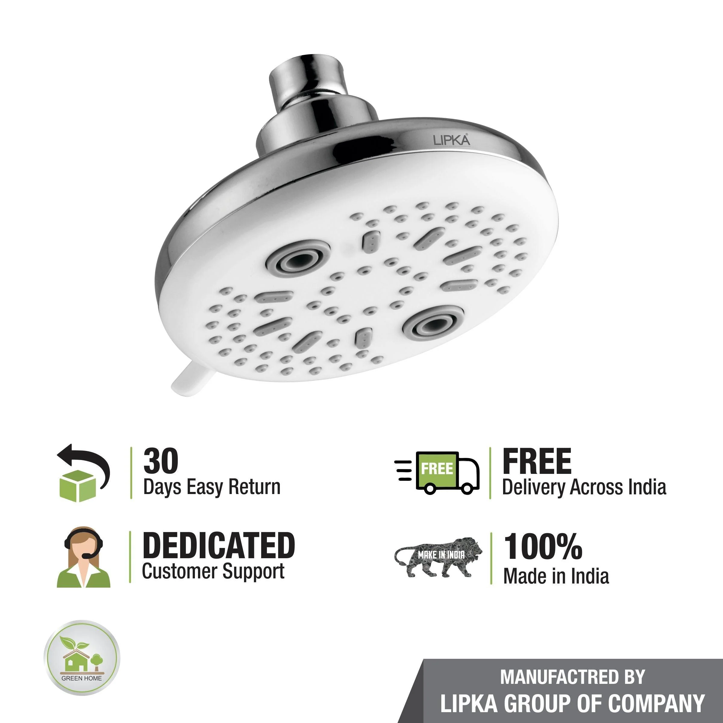 Elite Multiflow Overhead Shower - LIPKA - Image 4