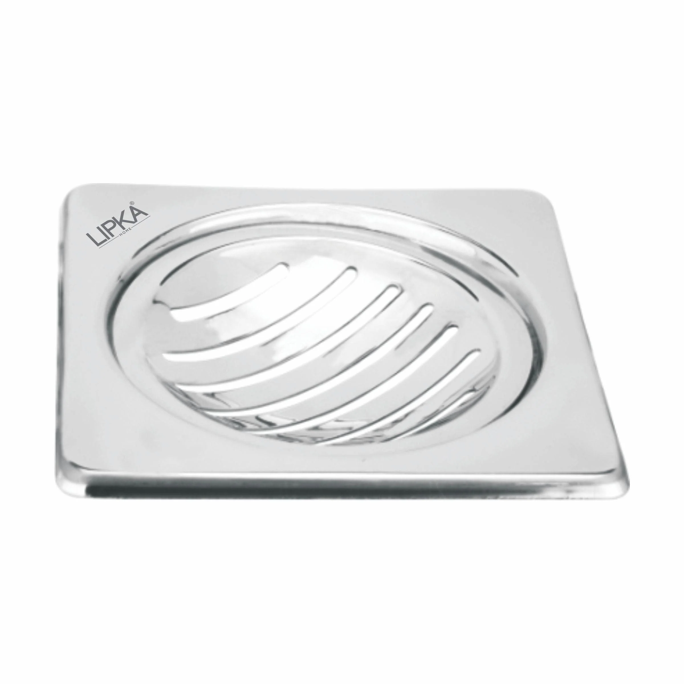 Eon Square Floor Drain with Classic Jali (6 x 6 Inches) - LIPKA