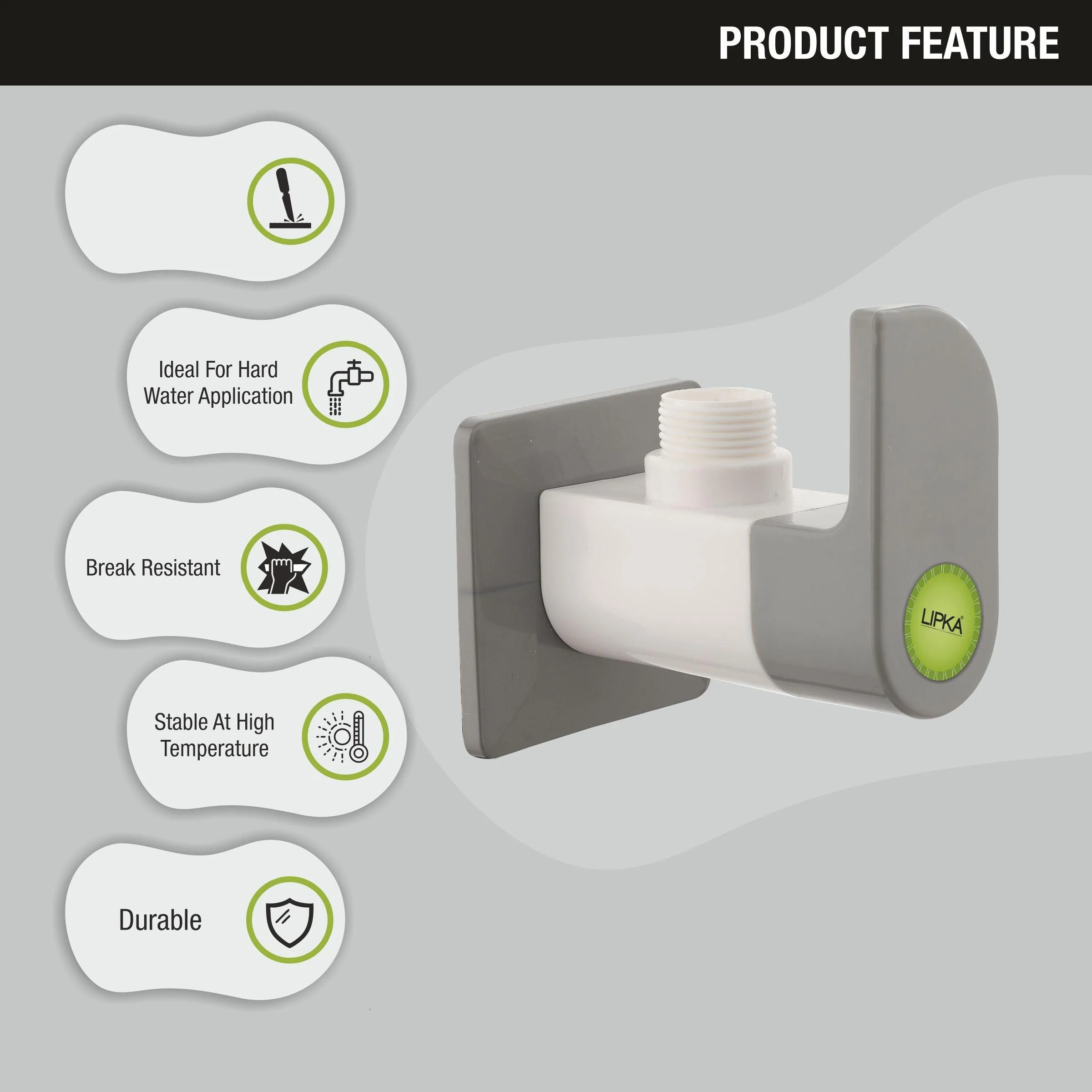Flora Angle Valve PTMT Faucet - LIPKA - Image 5
