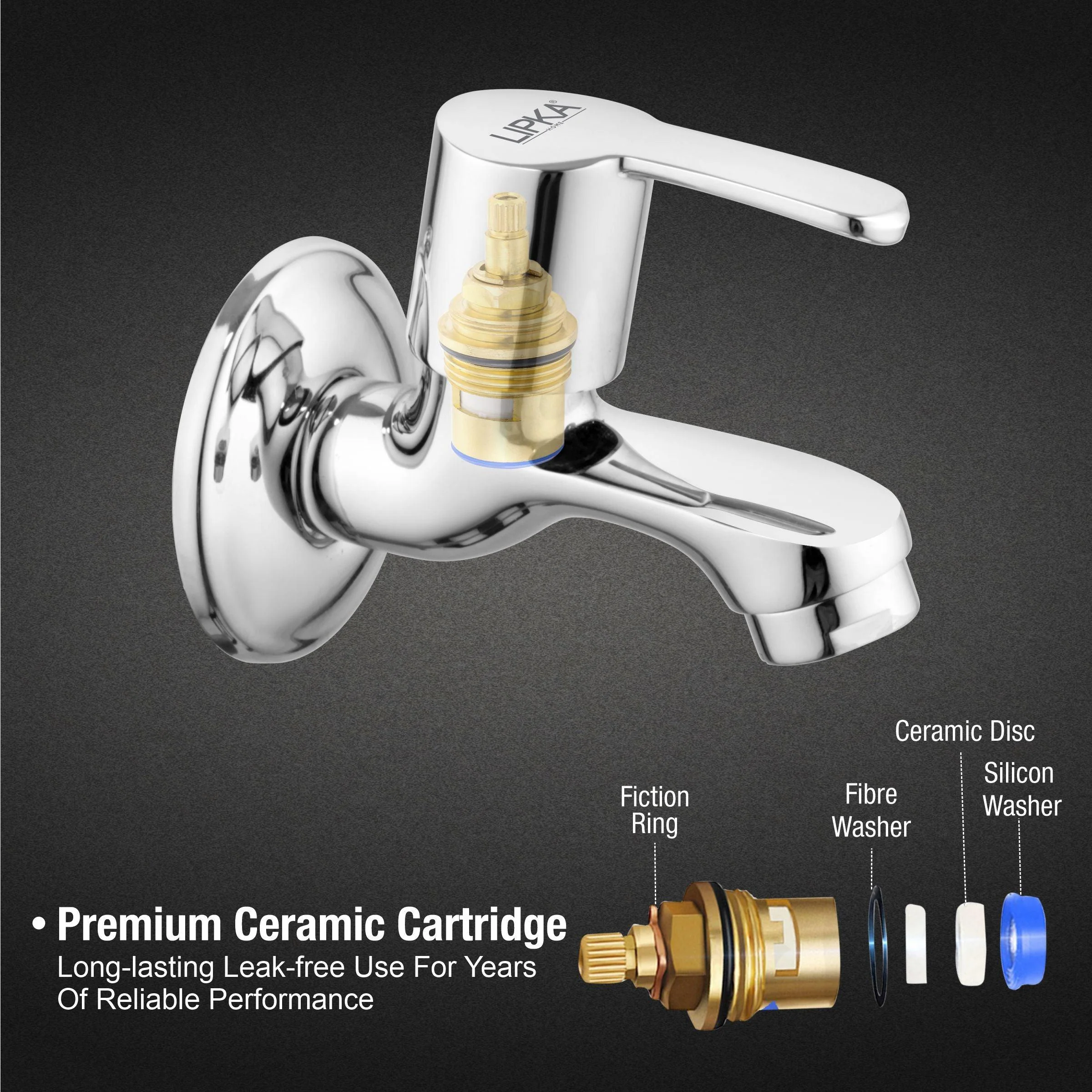 Frenk Bib Tap Brass Faucet - LIPKA - Image 3