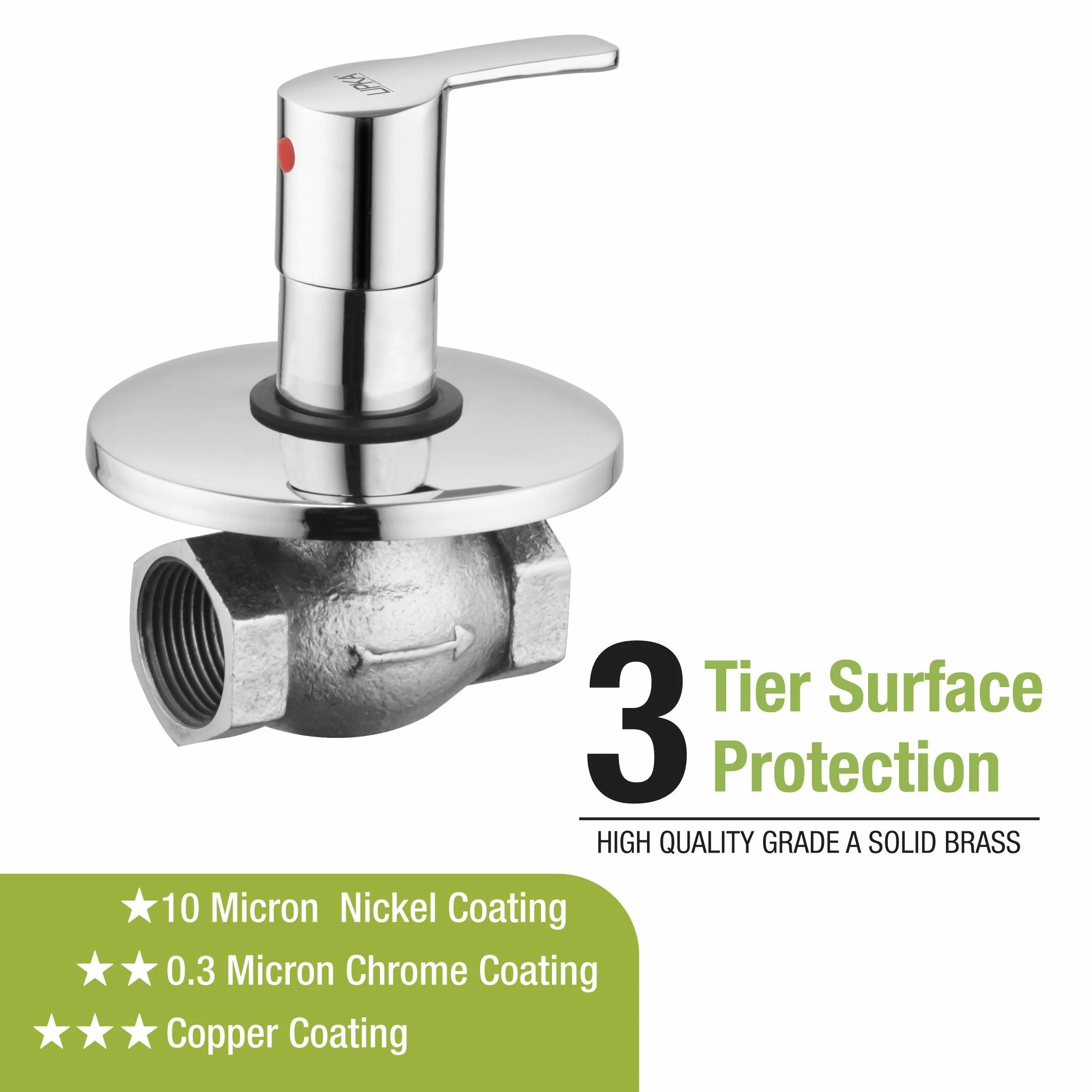 Frenk Flush Cock 25mm Brass Faucet - LIPKA - Image 4
