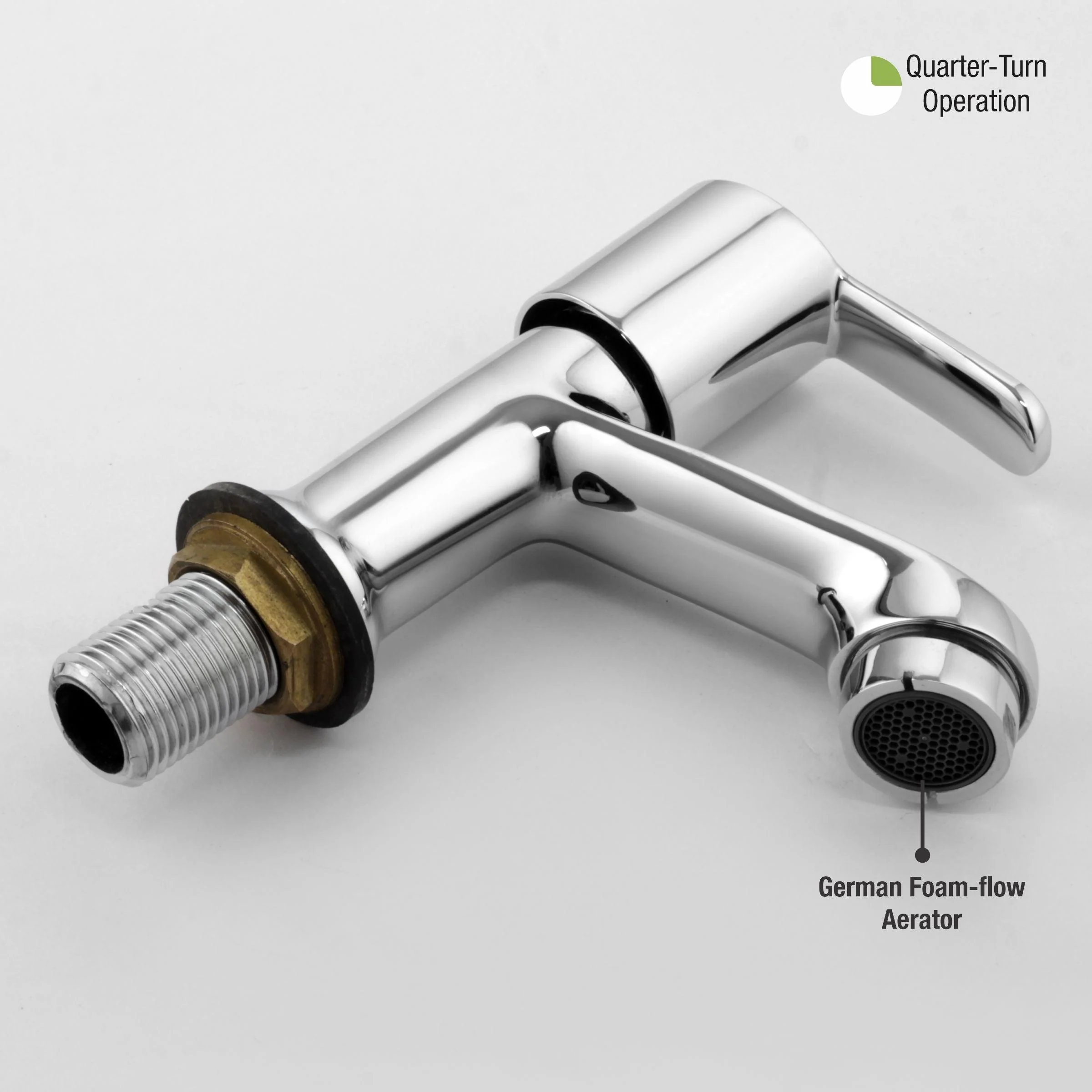 Frenk Pillar Tap Brass Faucet - LIPKA - Image 5