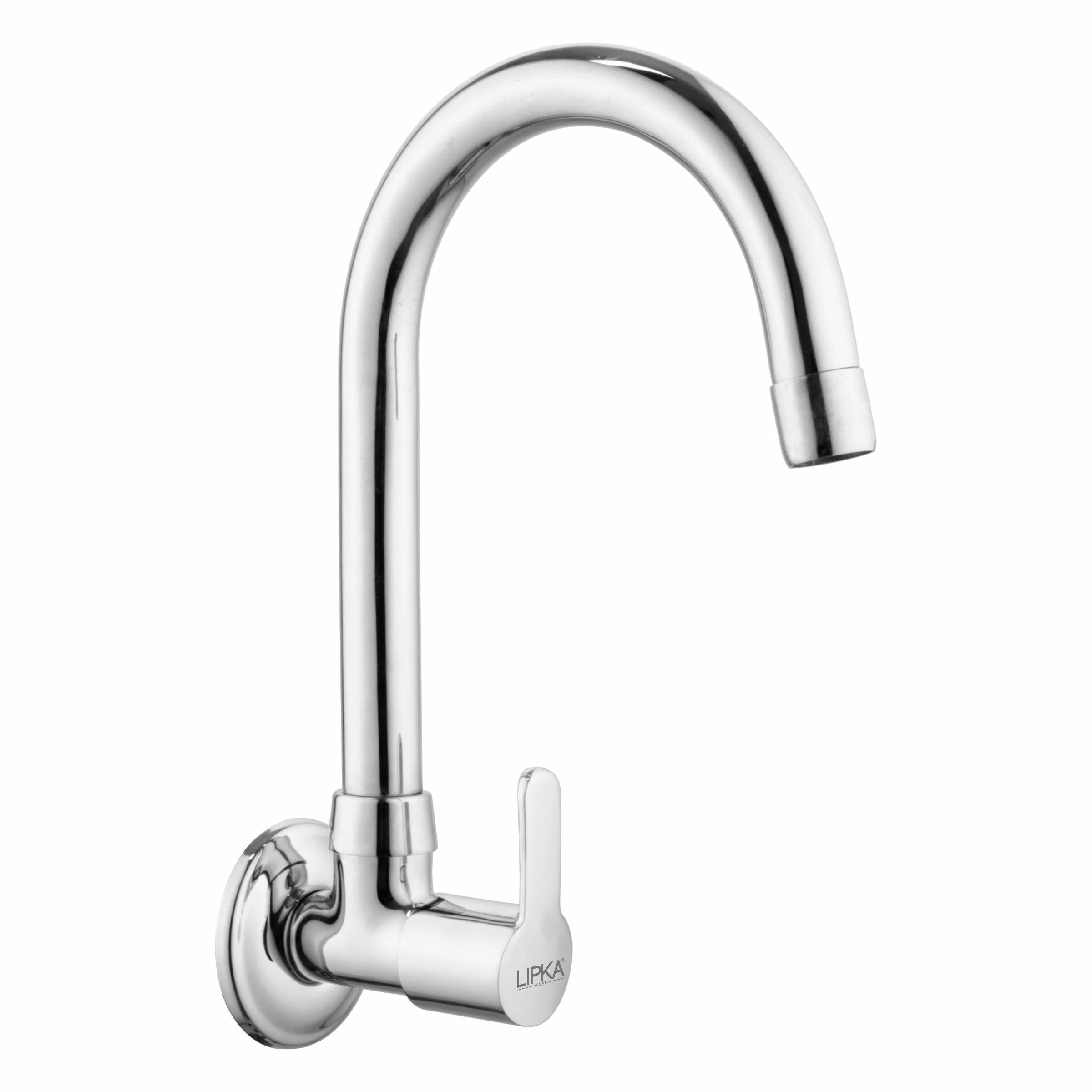 Frenk Sink Tap Brass Faucet with Round Swivel Spout (15 Inches) - LIPKA