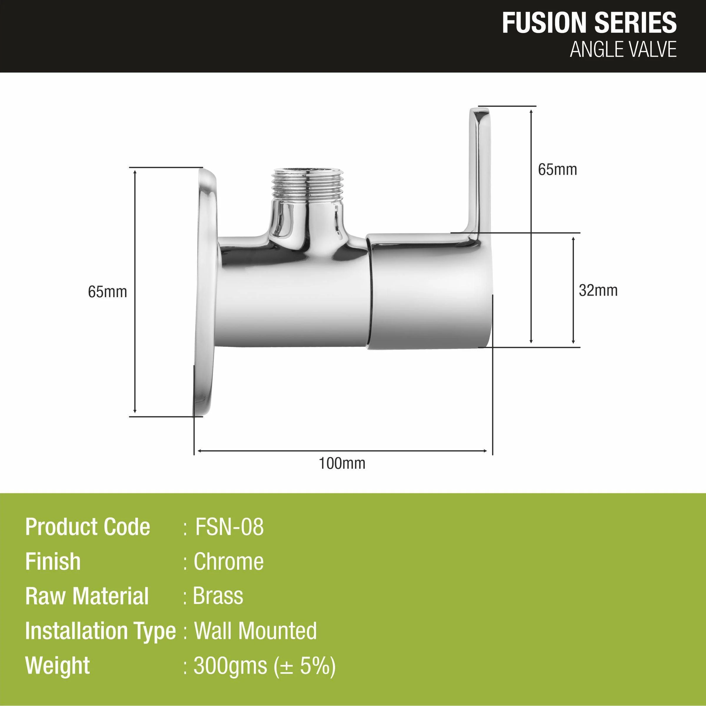 Fusion Angle Valve Brass Faucet - LIPKA - Image 2