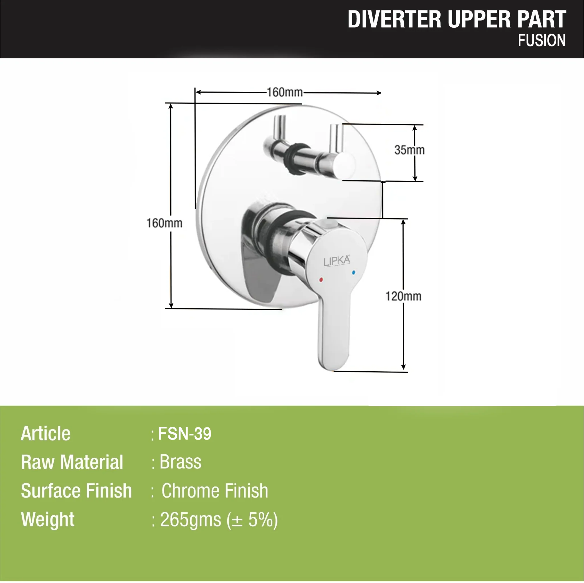Fusion Diverter (Upper Part) - LIPKA - Image 2