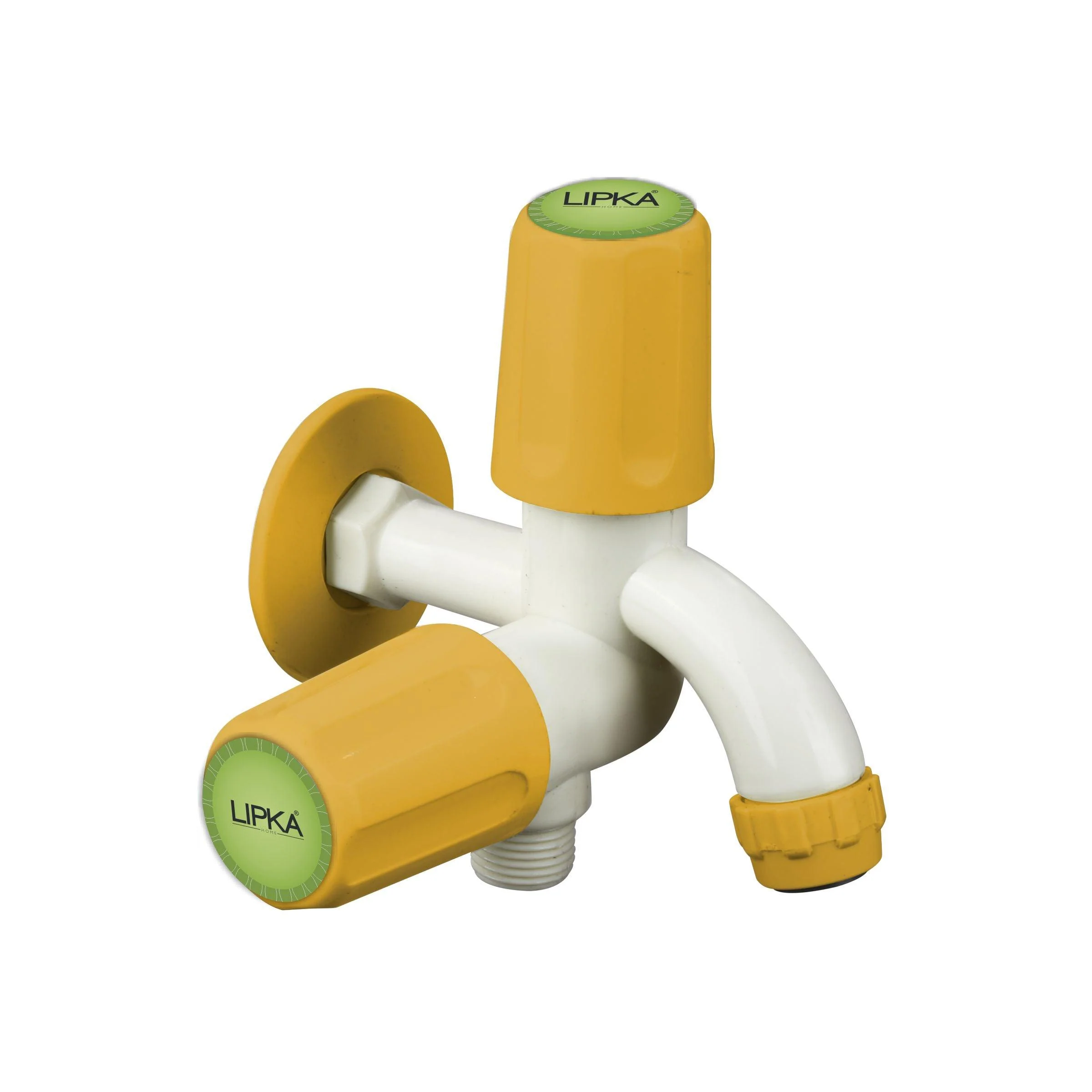 Grand Two Way Bib Tap PTMT Faucet (Double Handle) - LIPKA