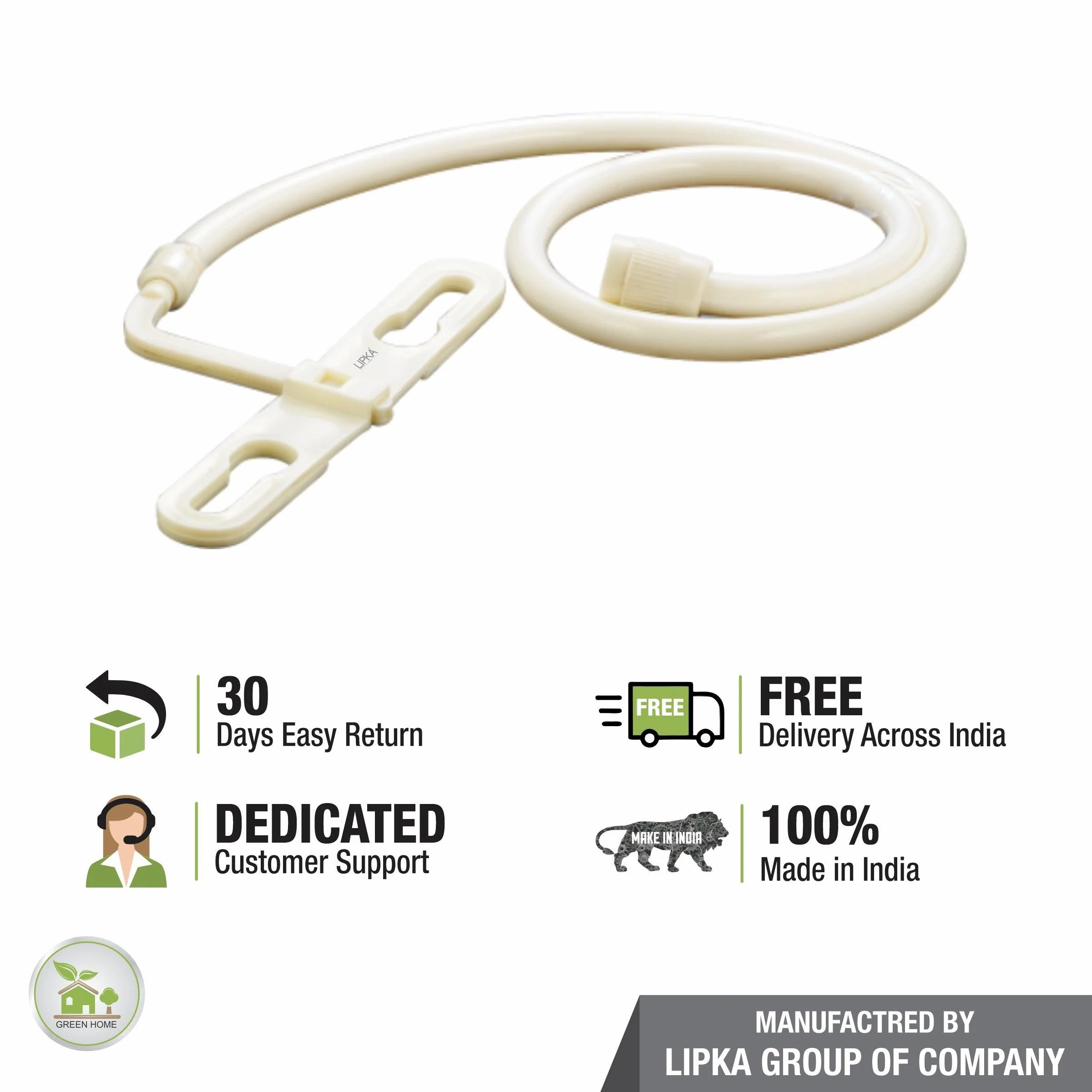 Jet Spray Multi PTMT Toilet Bidet (1 Meter Pipe) - LIPKA - Image 3