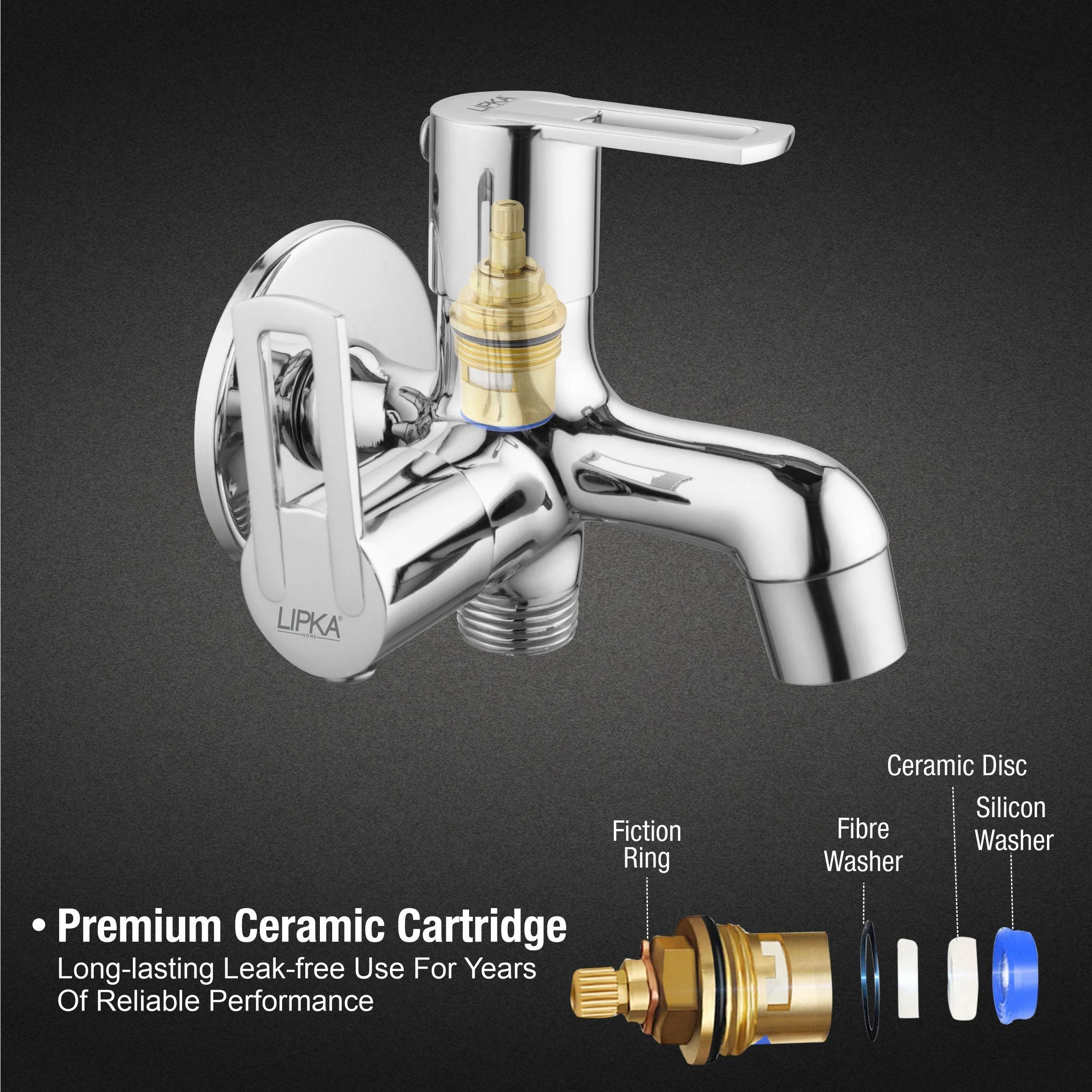 Kube Two Way Bib Tap Faucet - LIPKA - Image 3