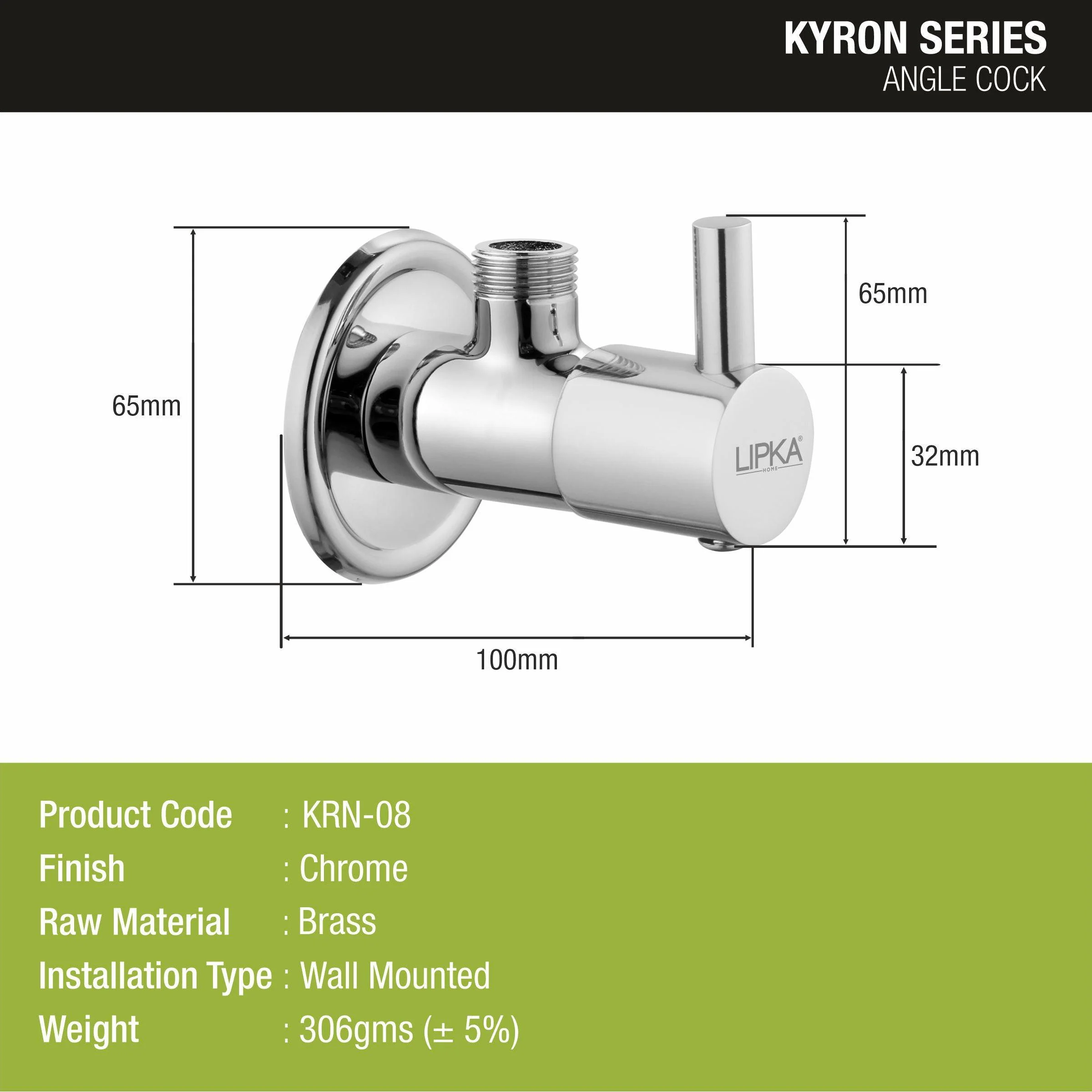 Kyron Angle Valve Faucet - LIPKA - Image 2