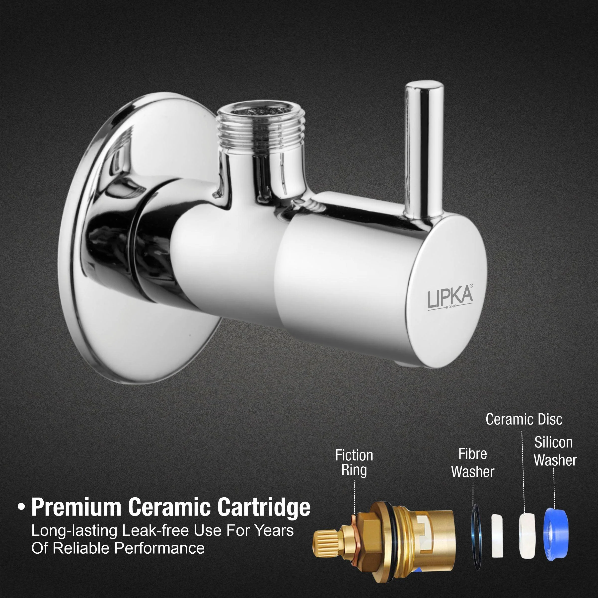 Kyron Angle Valve Faucet - LIPKA - Image 3