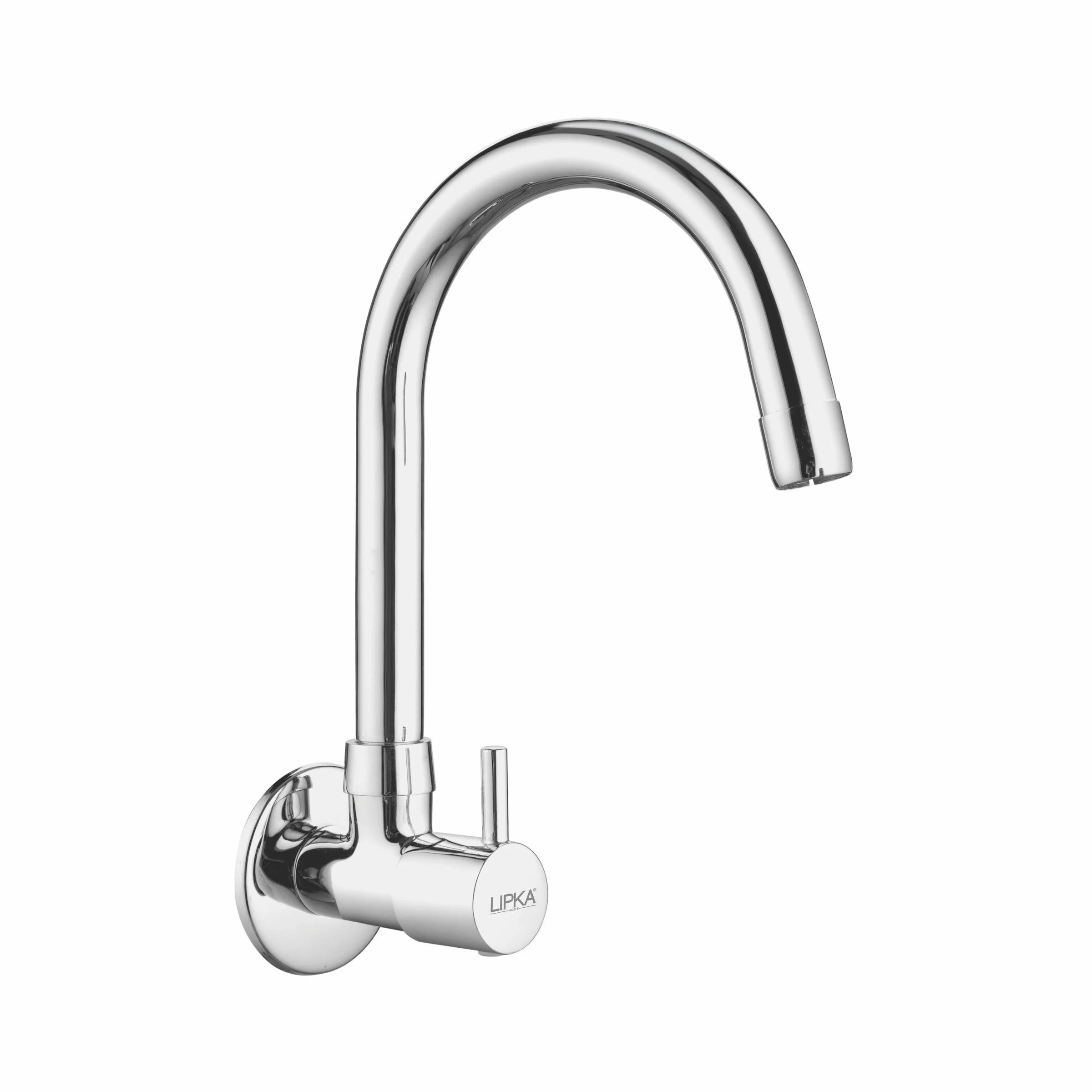 Kyron Sink Tap Brass Faucet with Round Swivel Spout (12 Inches) - LIPKA