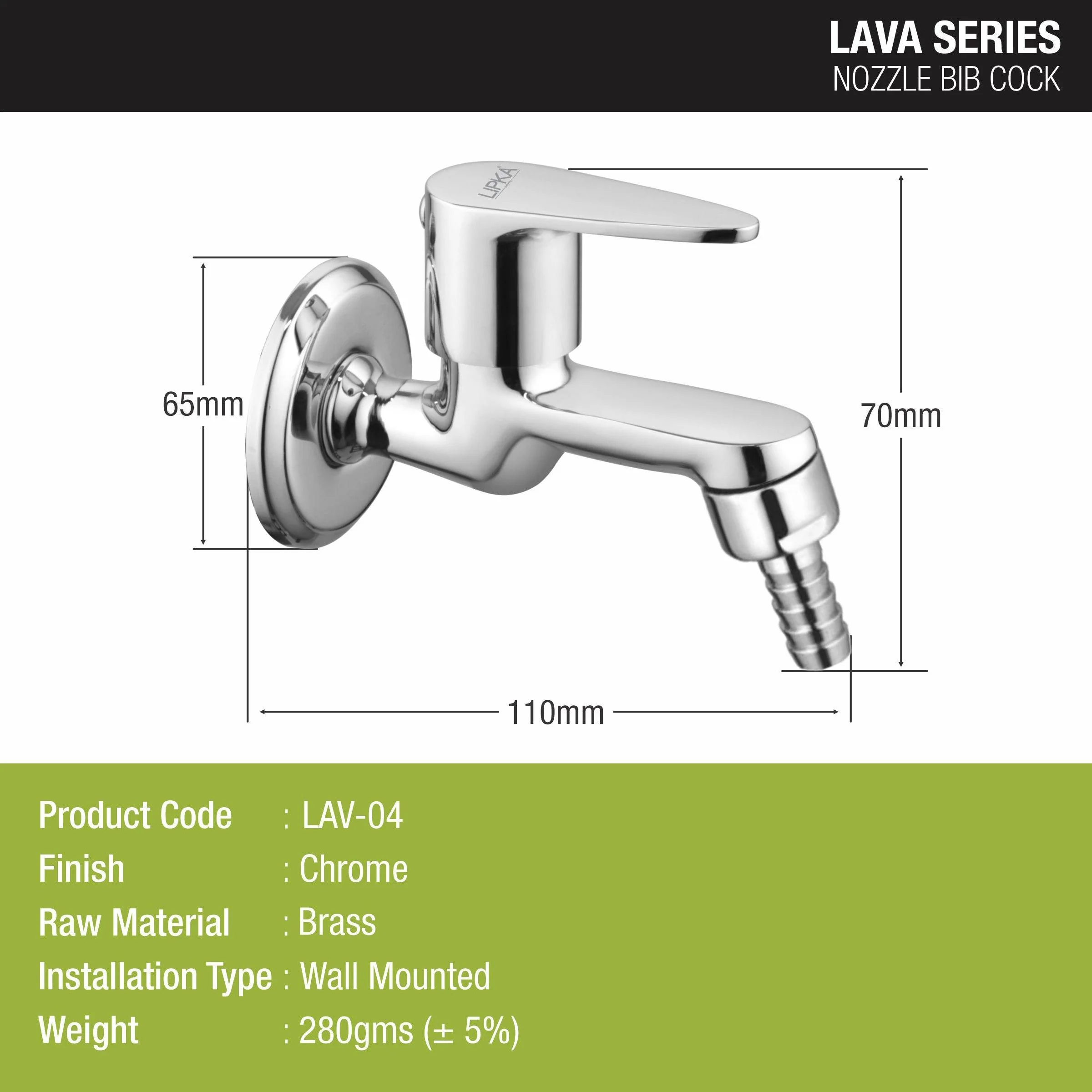 Lava Nozzle Bib Tap Faucet - LIPKA - Image 2