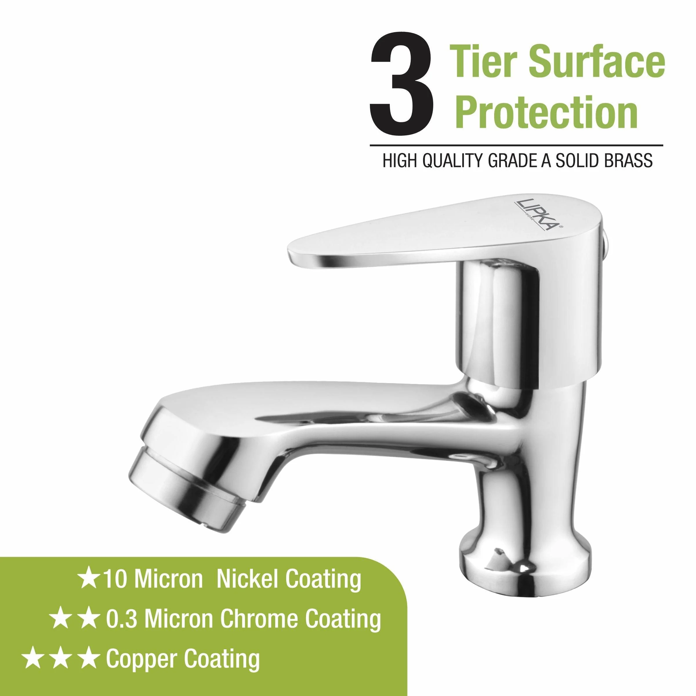 Lava Pillar Tap Brass Faucet - LIPKA - Image 4