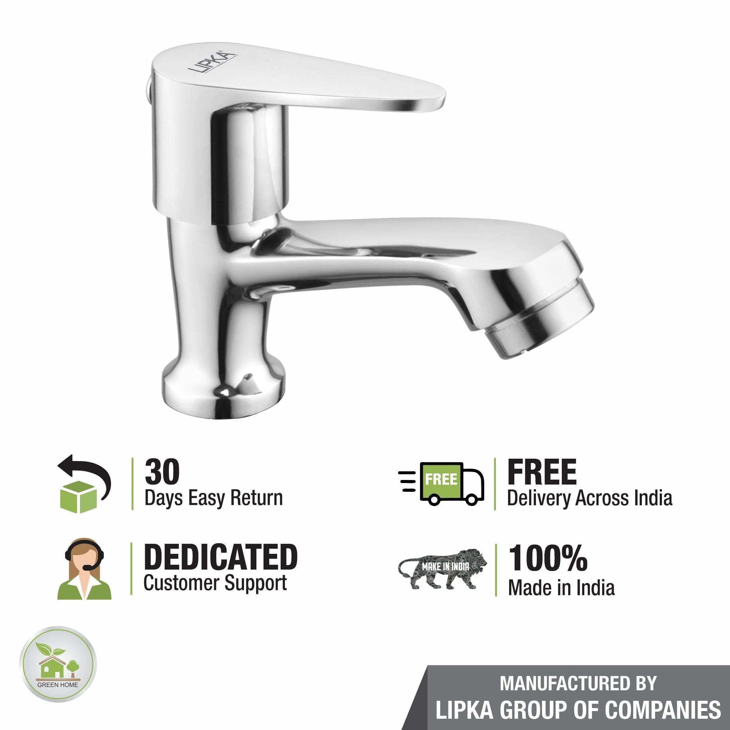 Lava Pillar Tap Brass Faucet - LIPKA - Image 6