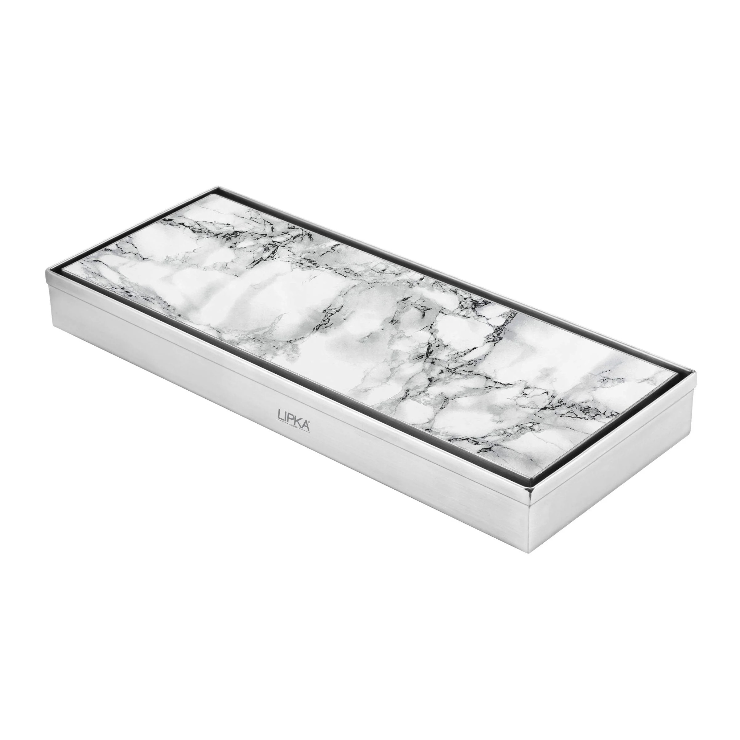Marble Insert Shower Drain Channel (12 x 5 Inches) - LIPKA