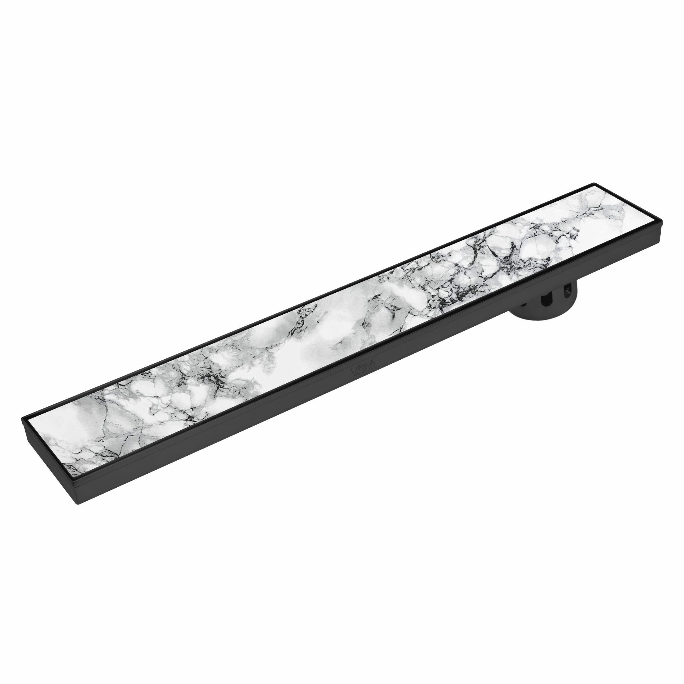 Marble Insert Shower Drain Channel - Black (36 x 5 Inches) - LIPKA