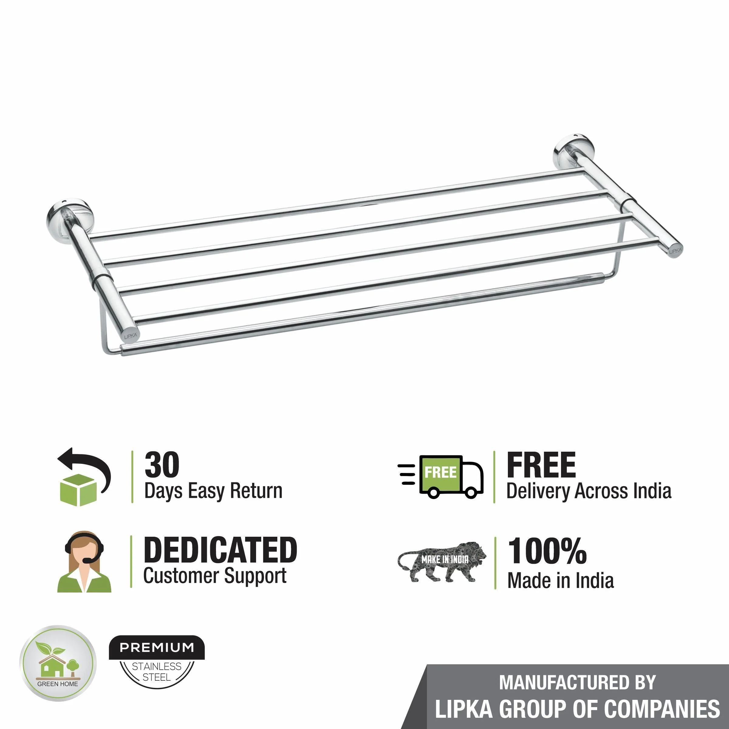 Metro Towel Rack (24 Inches) - LIPKA - Image 4