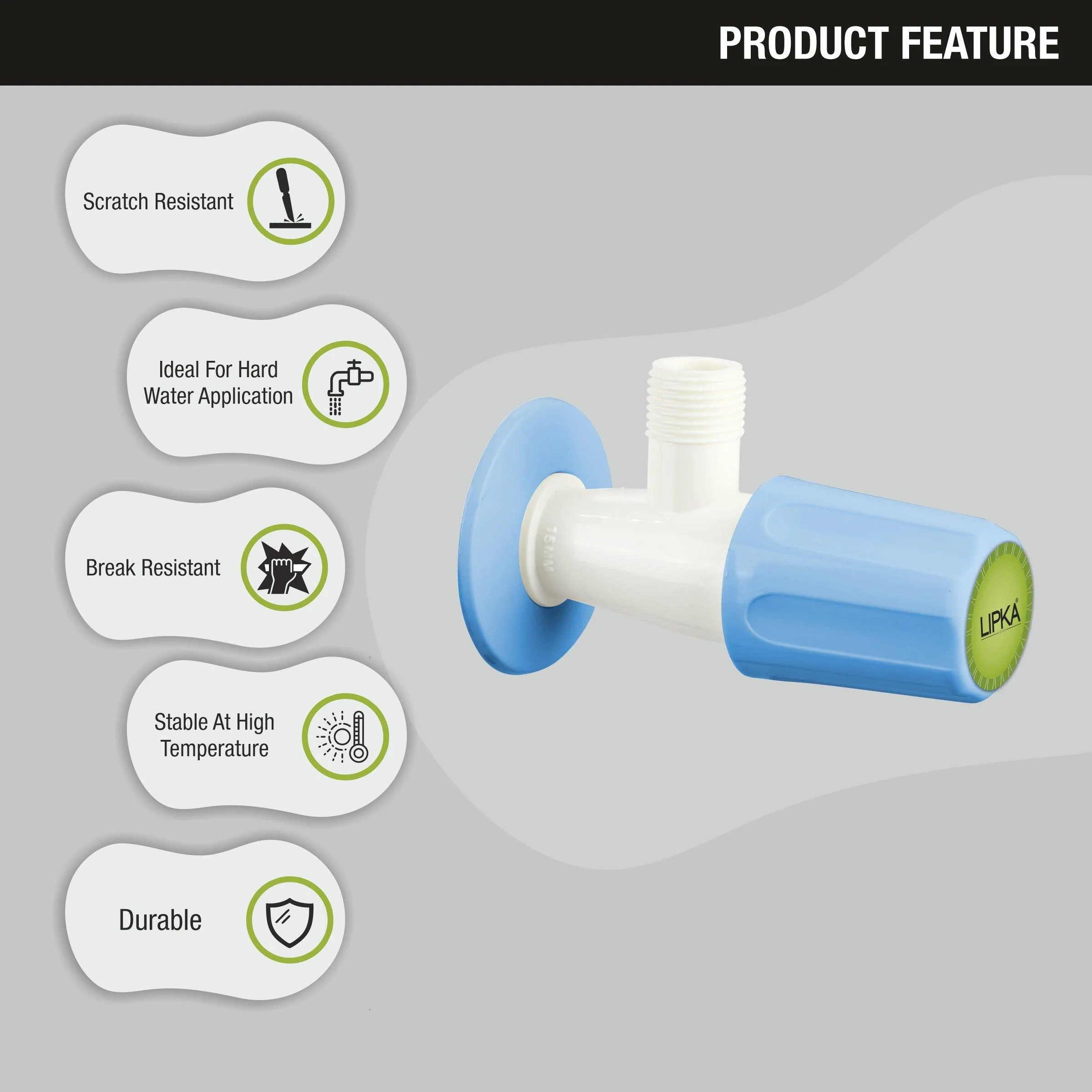 Nobel Angle Valve PTMT Faucet - LIPKA - Image 5
