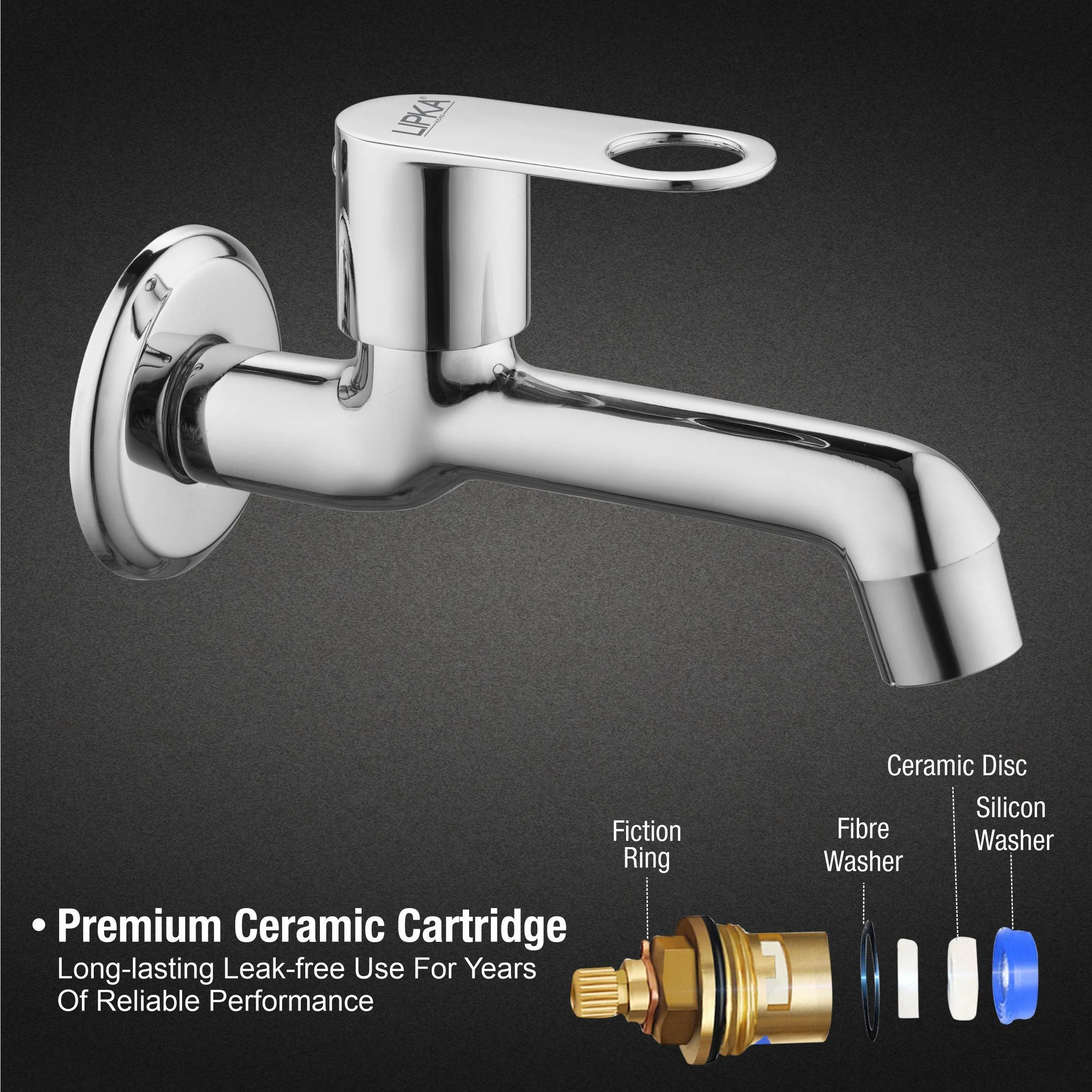 Orbiter Long Body Bib Tap Faucet - LIPKA - Image 3