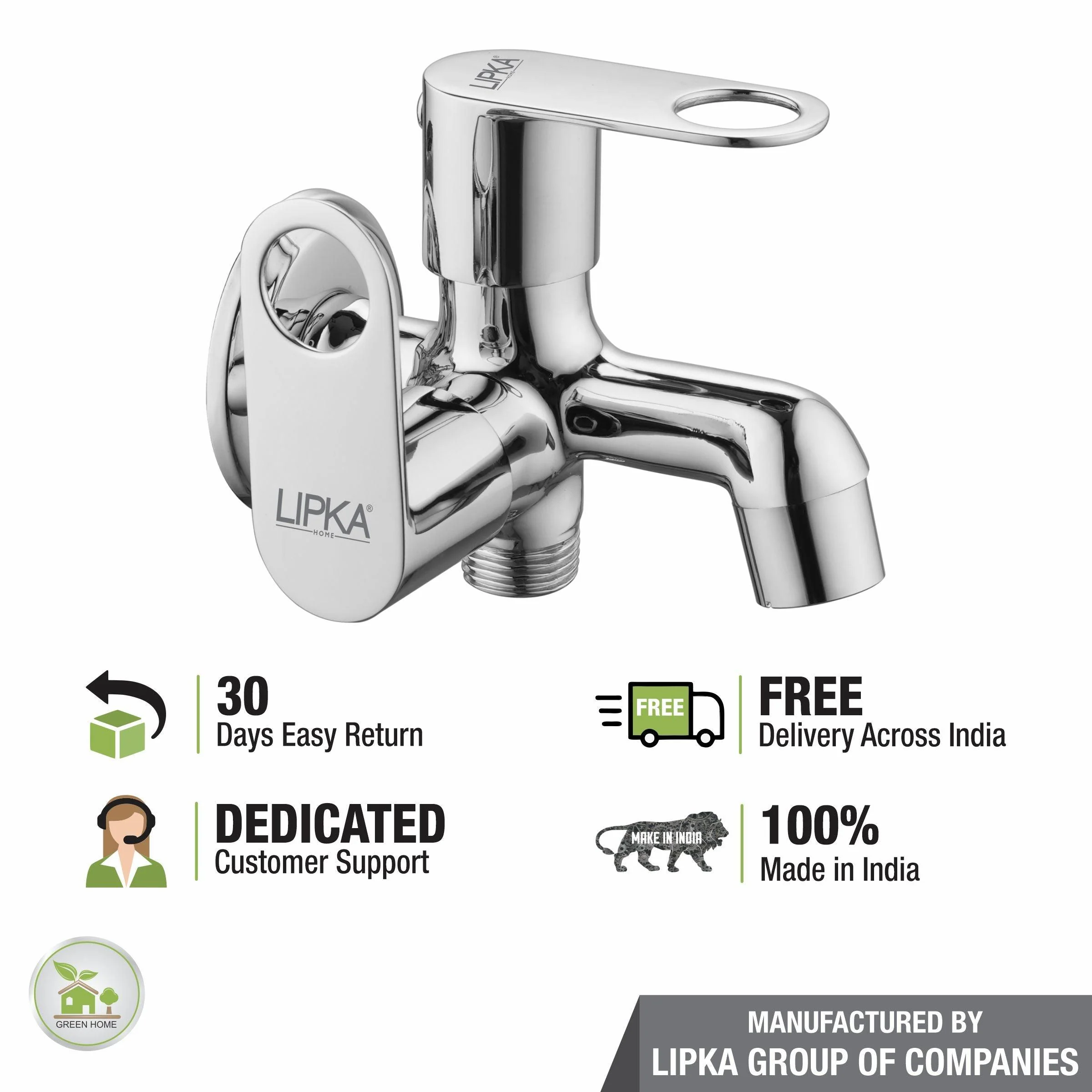 Orbiter Two Way Bib Tap Faucet (Double Handle) - LIPKA - Image 6