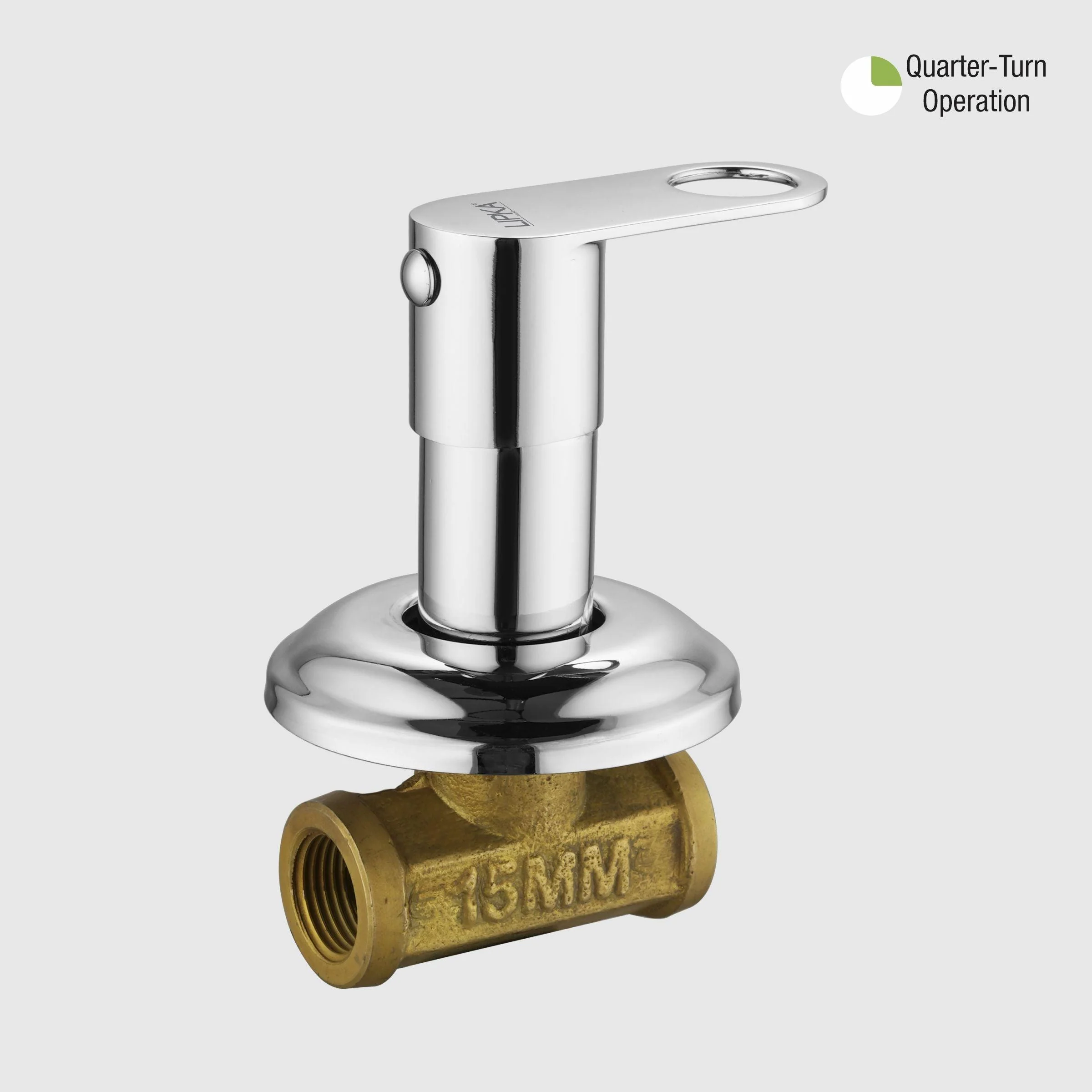 Orbiter Concealed Stop Valve (15mm) Brass Faucet - LIPKA - Image 5