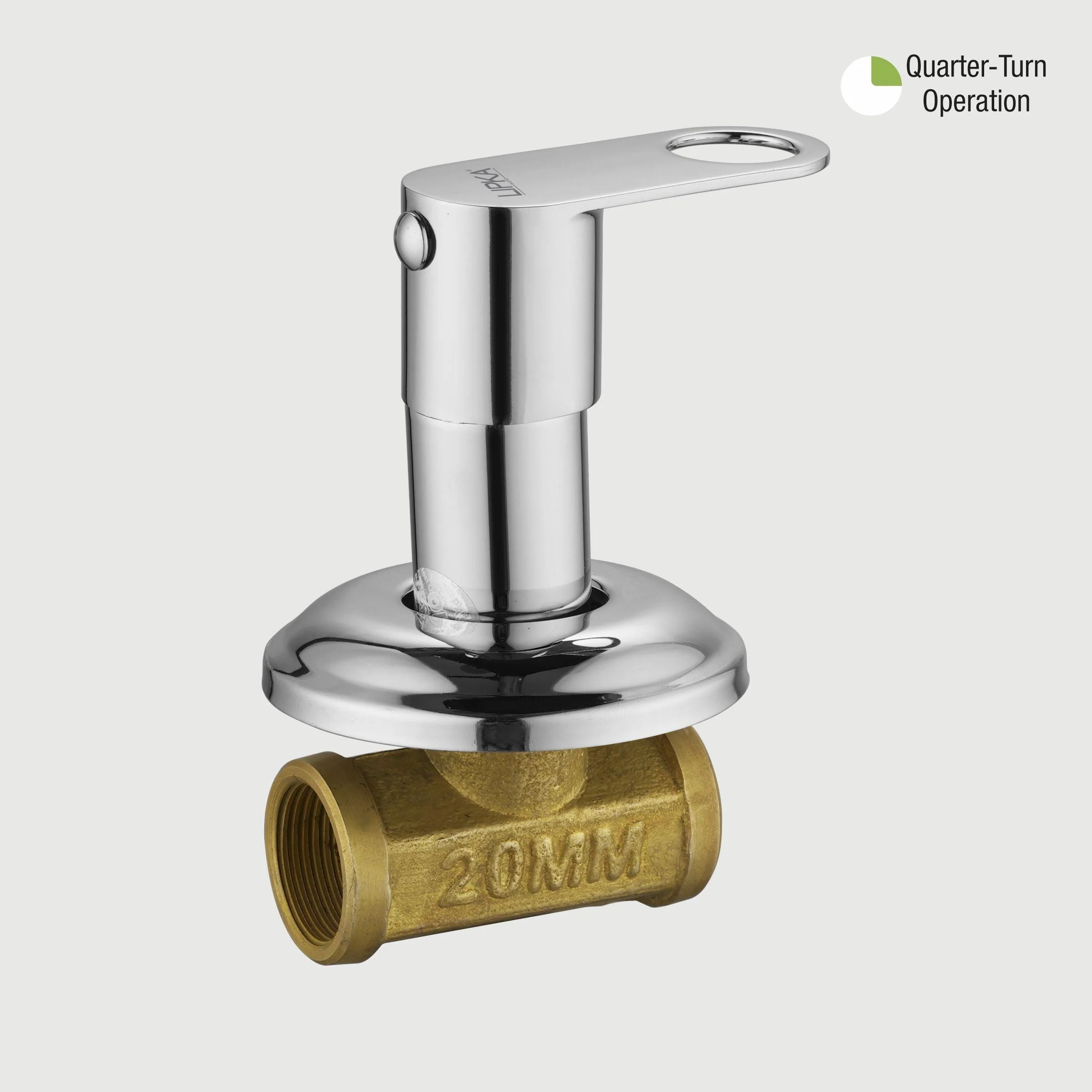 Orbiter Concealed Stop Valve (20mm) Brass Faucet - LIPKA - Image 5