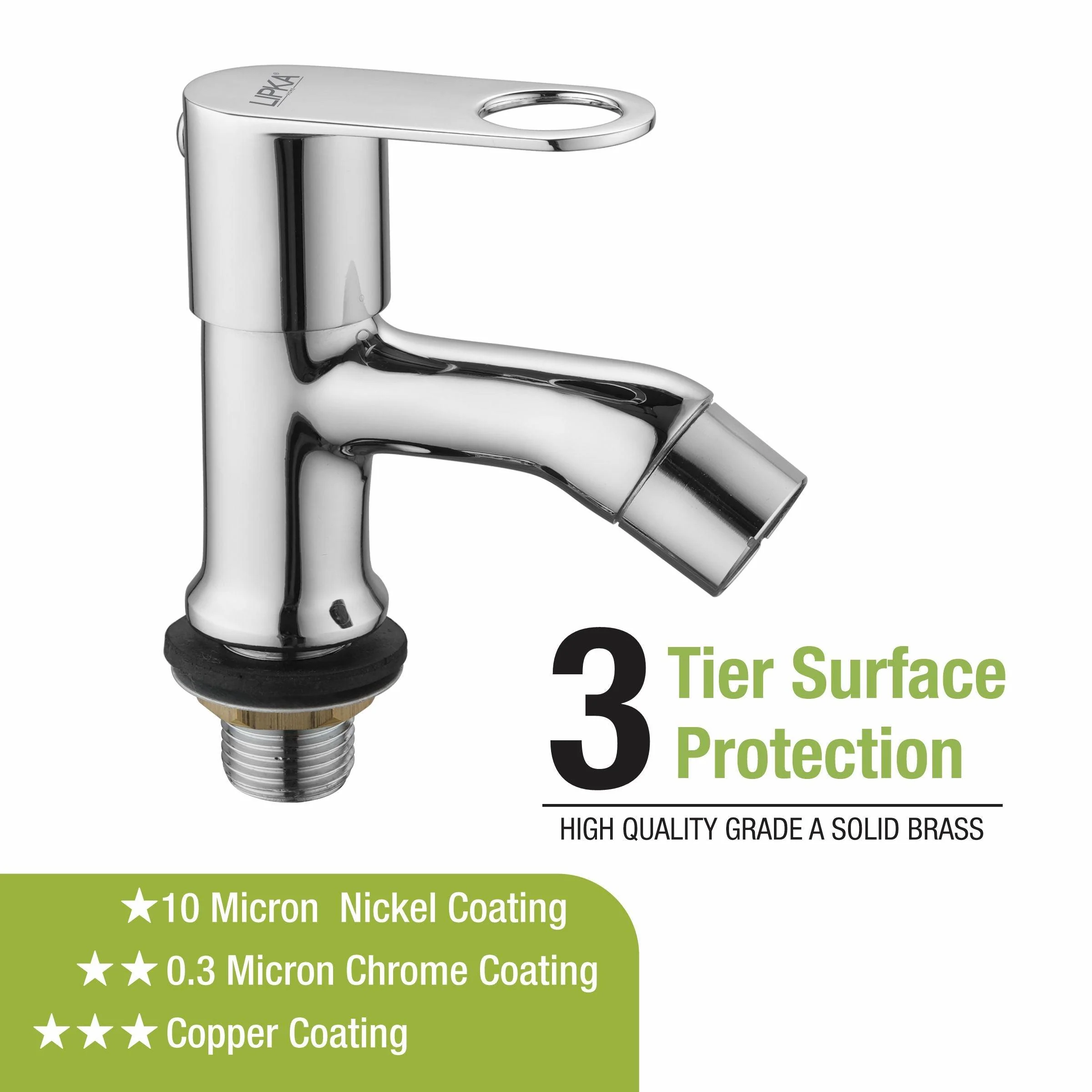 Orbiter Pillar Tap Brass Faucet - LIPKA - Image 4