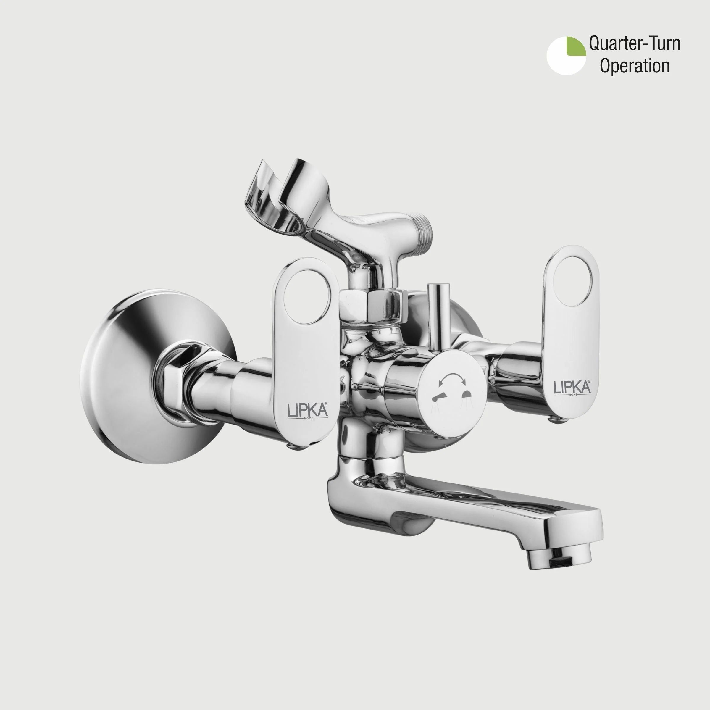 Orbiter Telephonic Wall Mixer Brass Faucet - LIPKA - Image 5