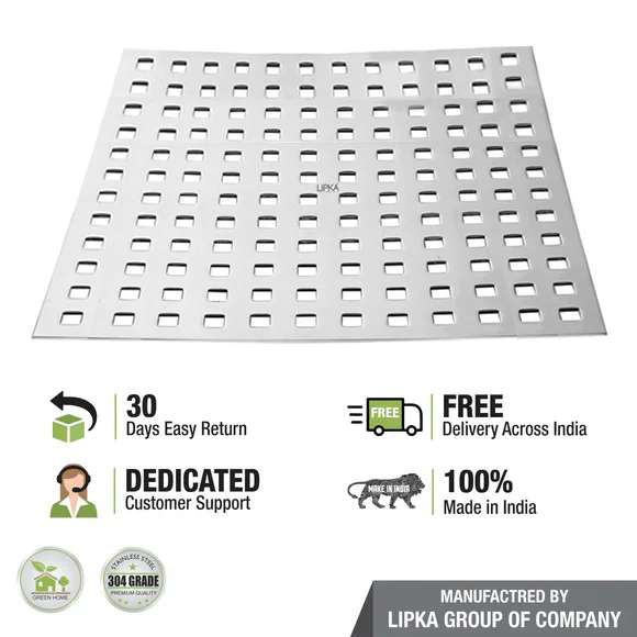 Palo Commercial 304-Grade Floor Drain (12 x 12 Inches) - LIPKA - Image 4