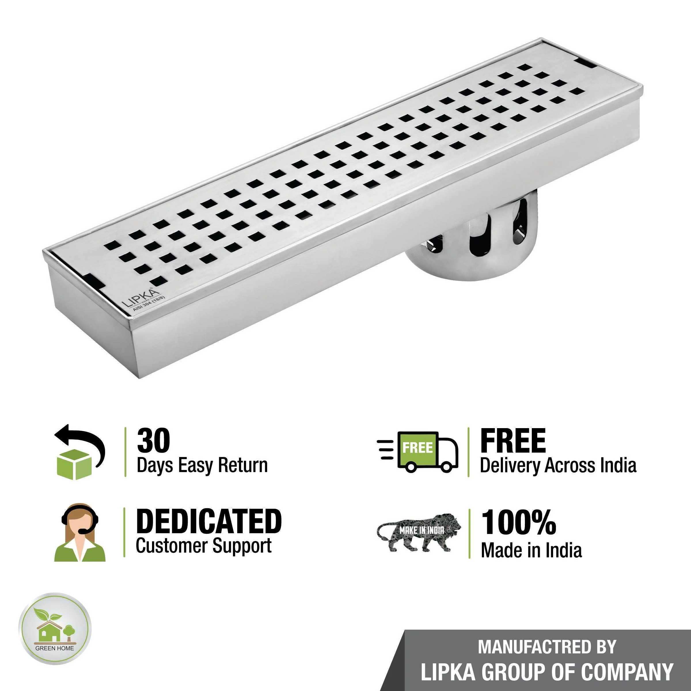 Palo Shower Drain Channel (12 x 3 Inches) - LIPKA - Image 7