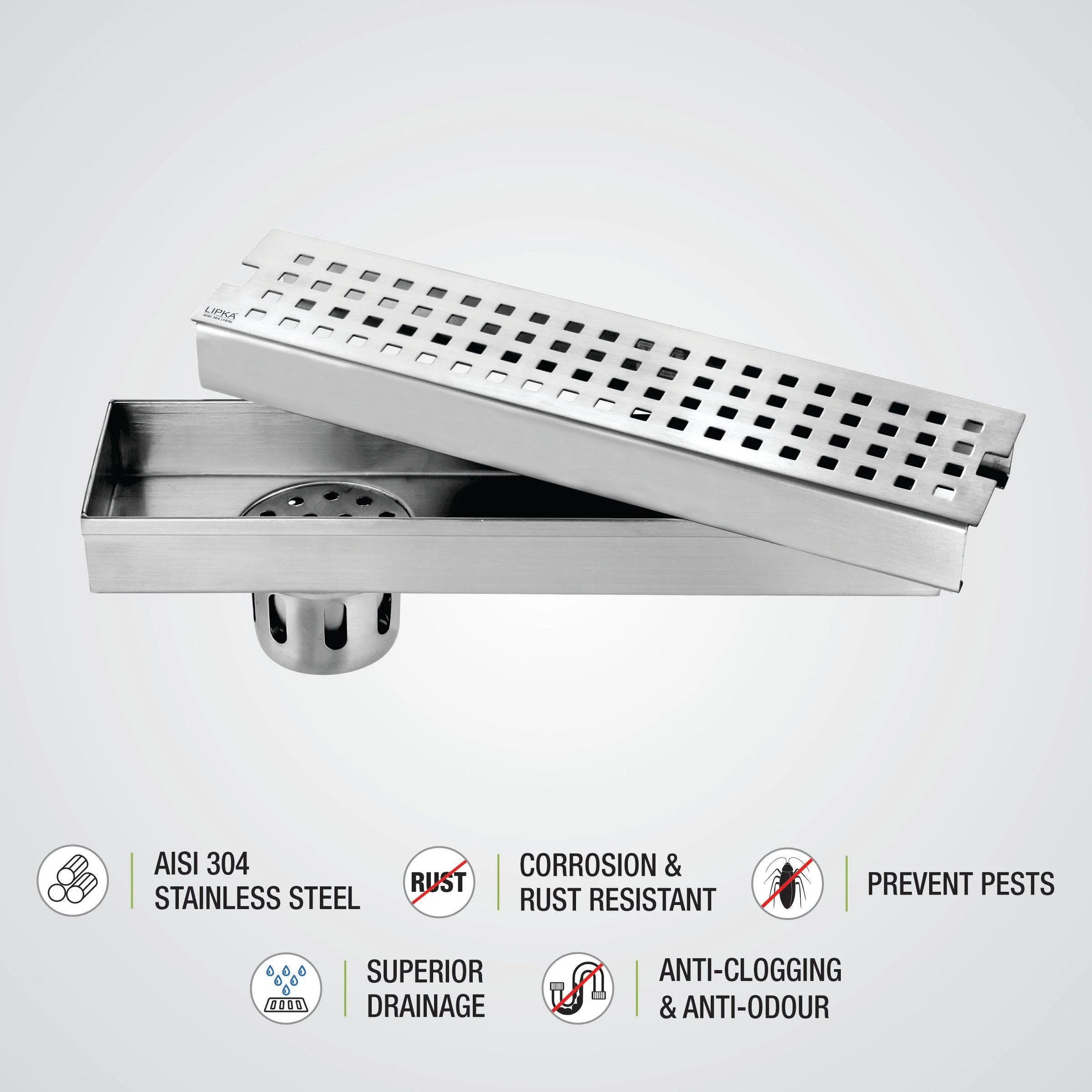 Palo Shower Drain Channel (32 x 3 Inches) - LIPKA - Image 4