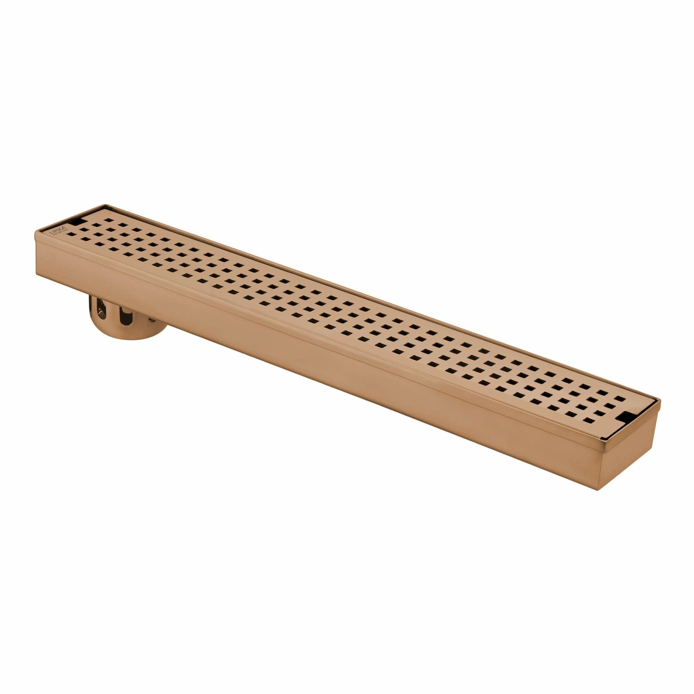 Palo Shower Drain Channel - Antique Copper (40 x 3 Inches) - LIPKA