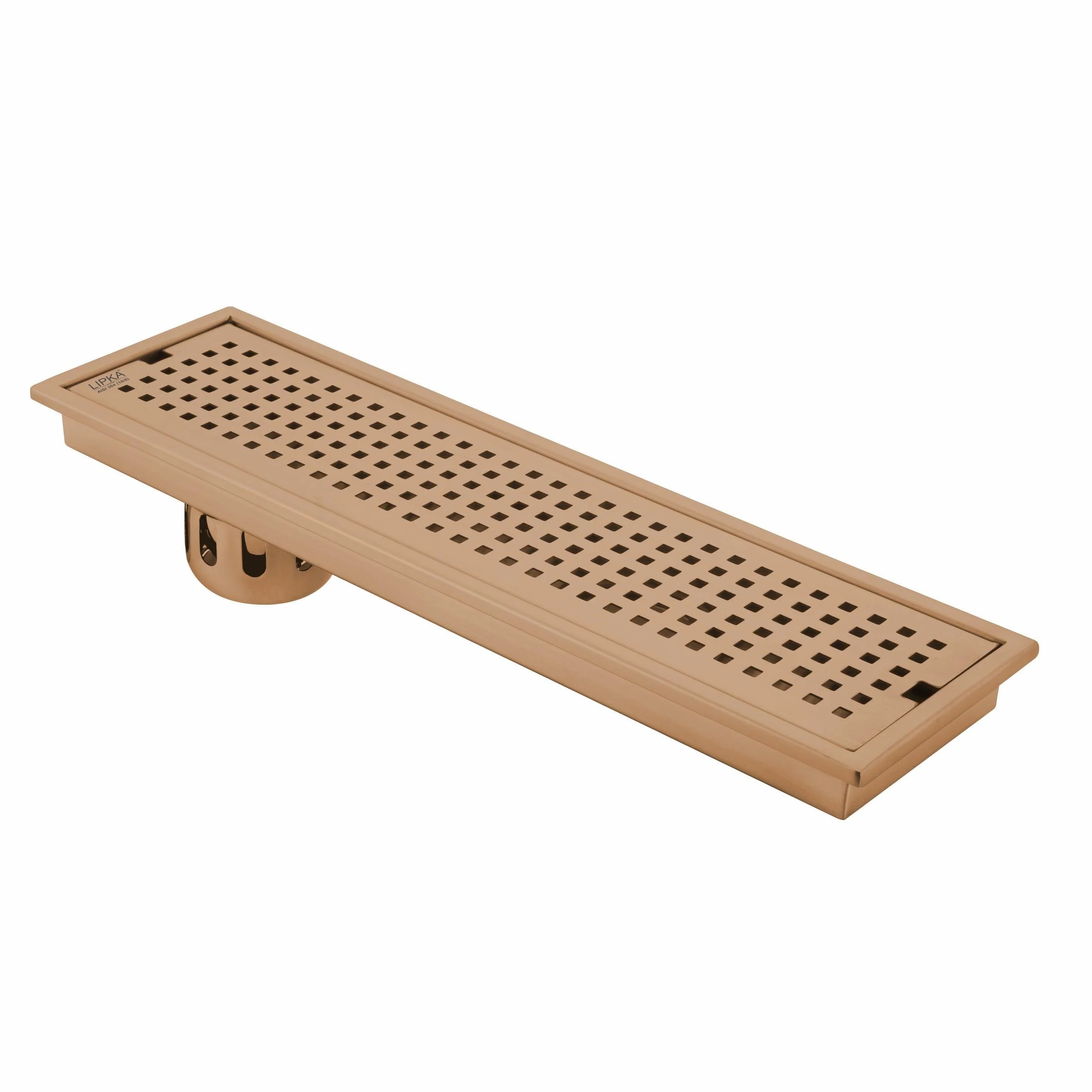 Palo Shower Drain Channel - Antique Copper (48 x 5 Inches) - LIPKA