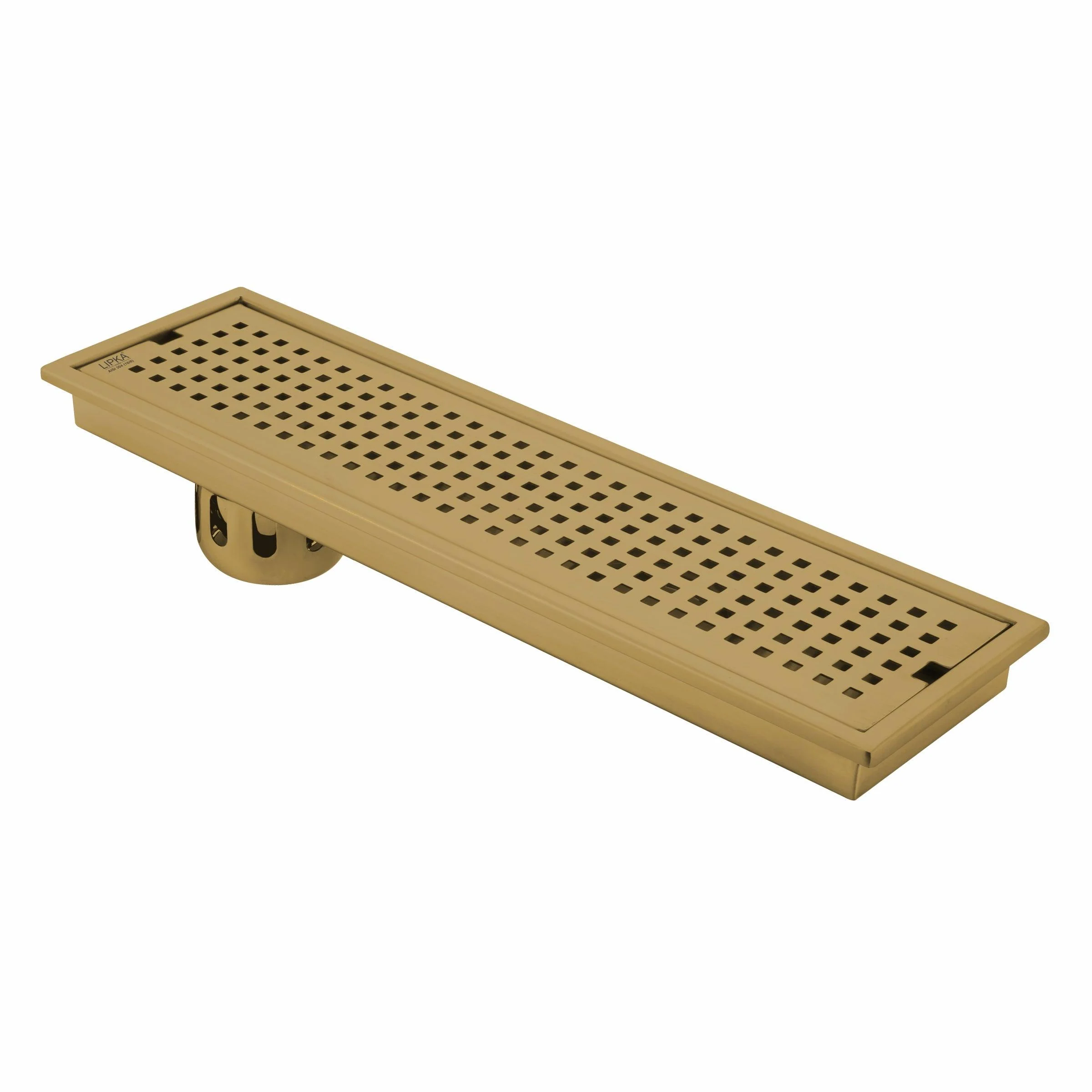 Palo Shower Drain Channel - Yellow Gold (48 x 4 Inches) - LIPKA