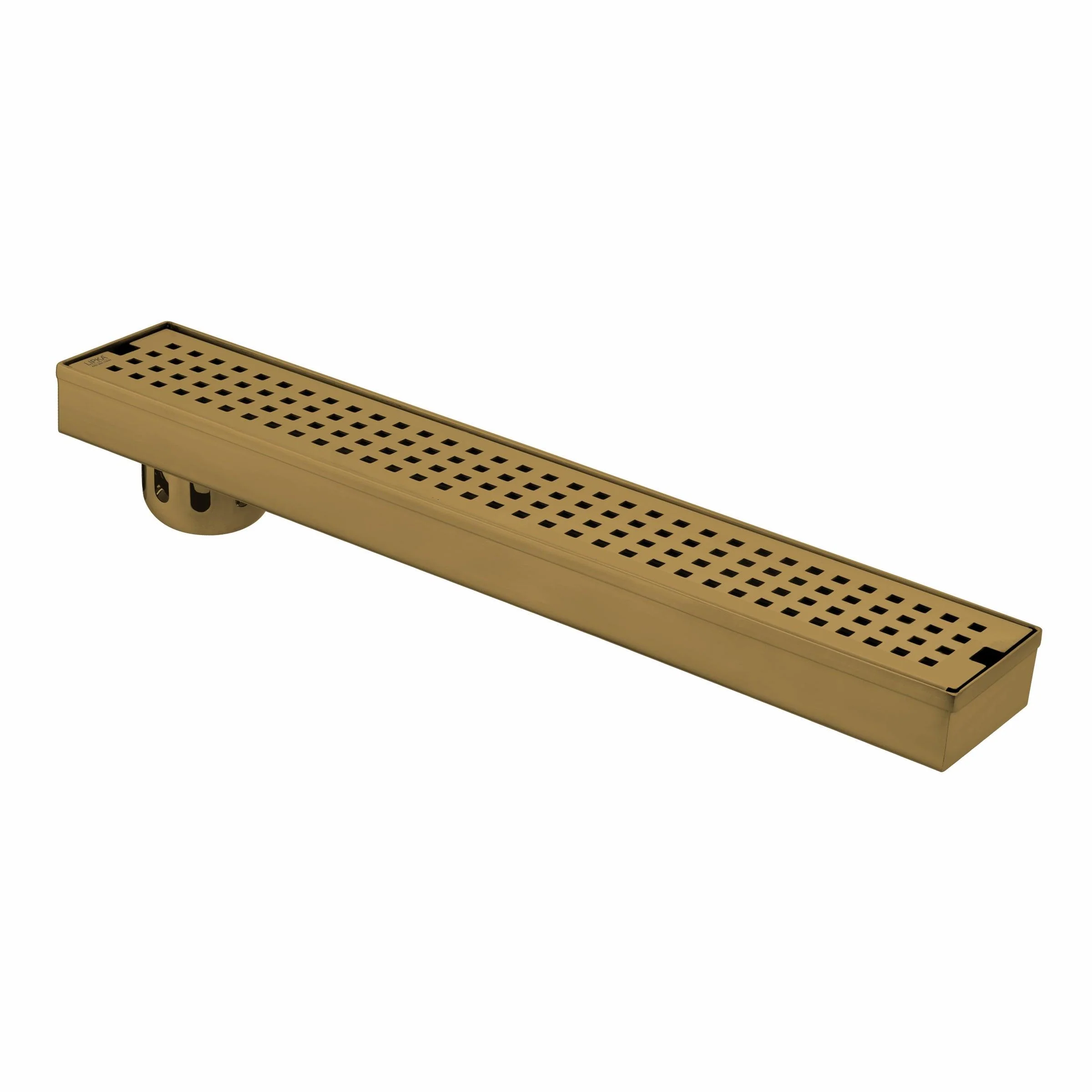 Palo Shower Drain Channel - Yellow Gold (48 x 3 Inches) - LIPKA